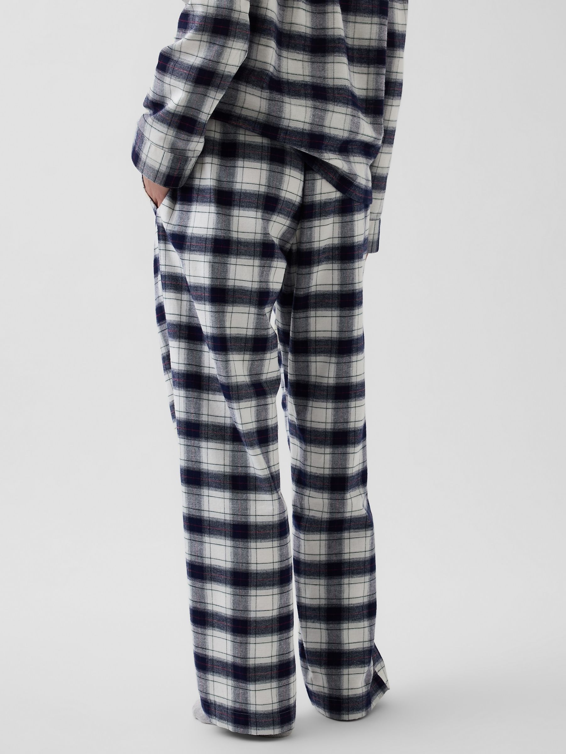 Navy Check Softest Flannel Pyjama Bottoms - Image 5 of 5