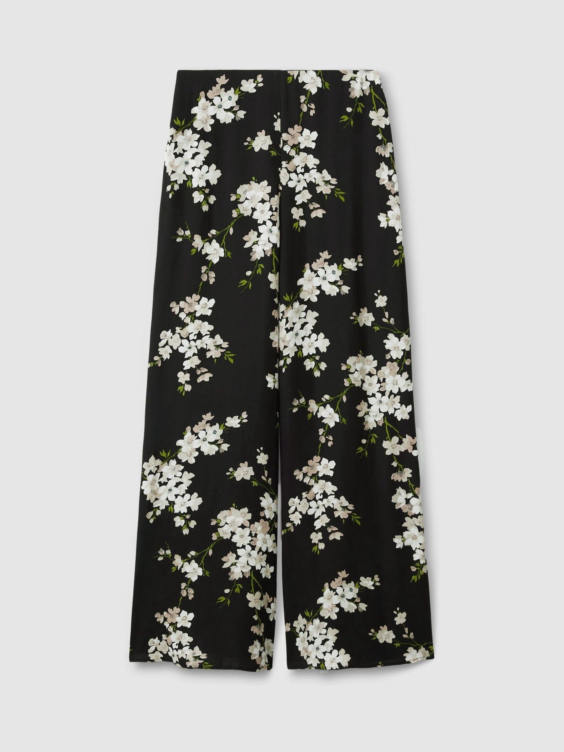 Florere High Rise Wide Leg Trousers in Black - Image 2 of 7