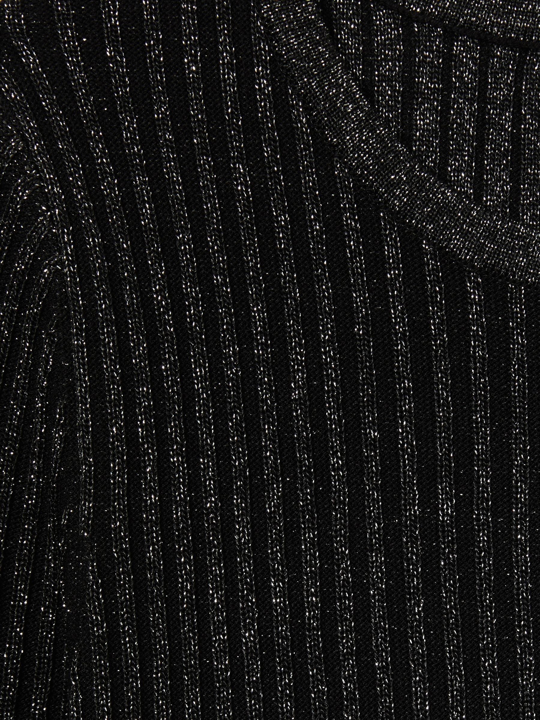Florere Sheer Embellished Mini Dress in Gunmetal - Image 6 of 6