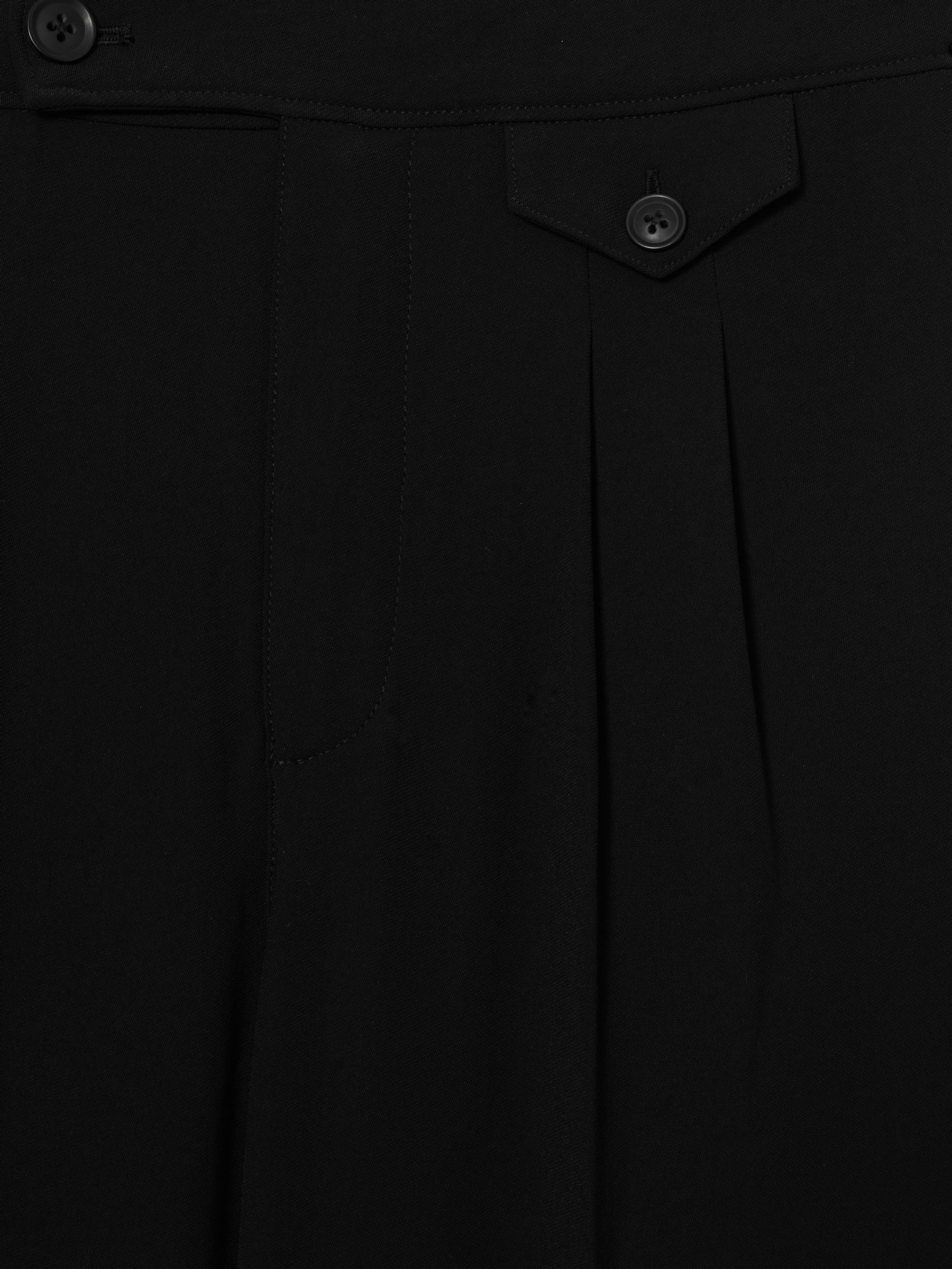 Paige High-Rise Twill Trousers in Black - Image 6 of 6