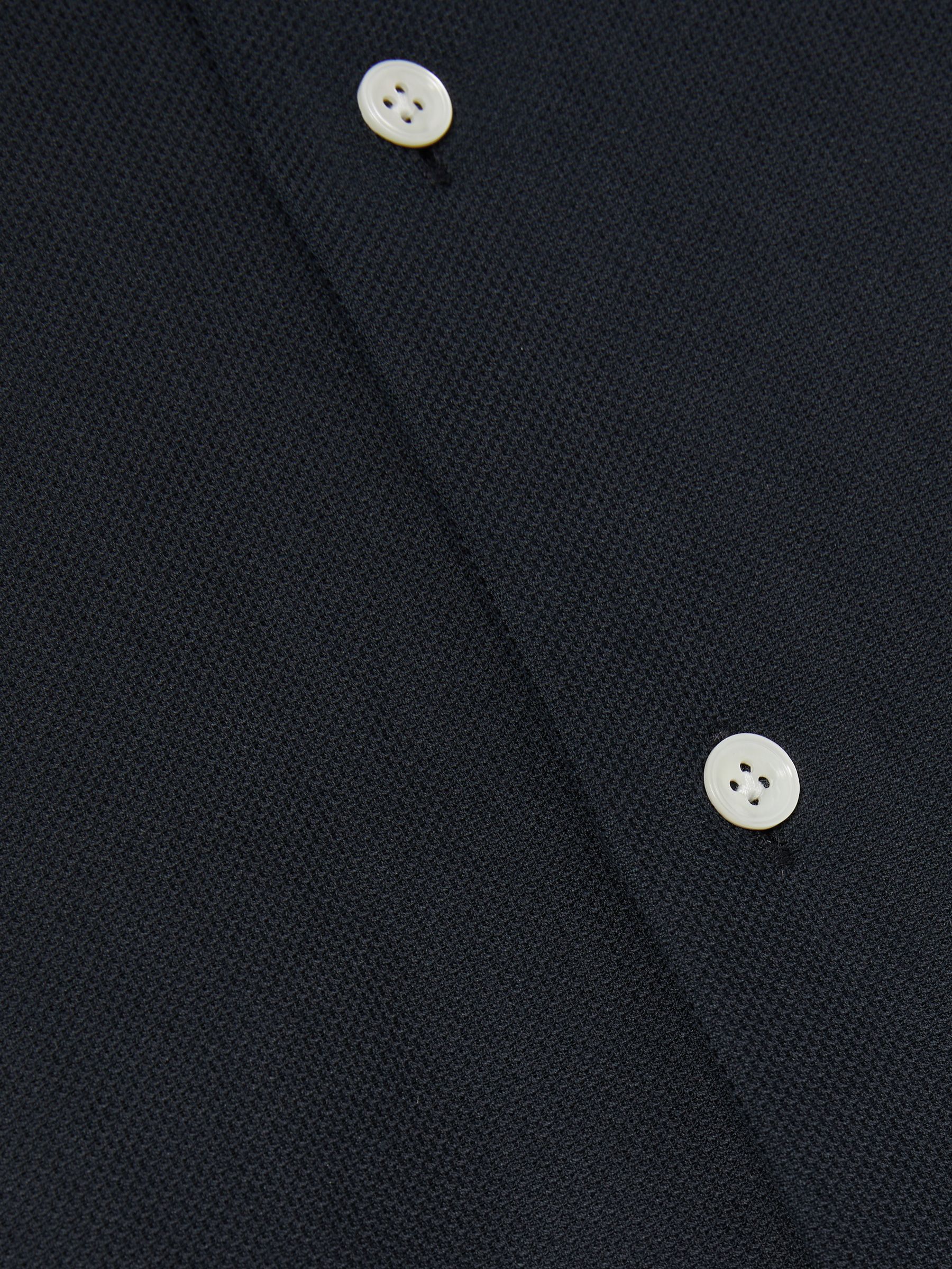 Atelier Cotton-Piqué Long-Sleeve Shirt in Navy - Image 6 of 6