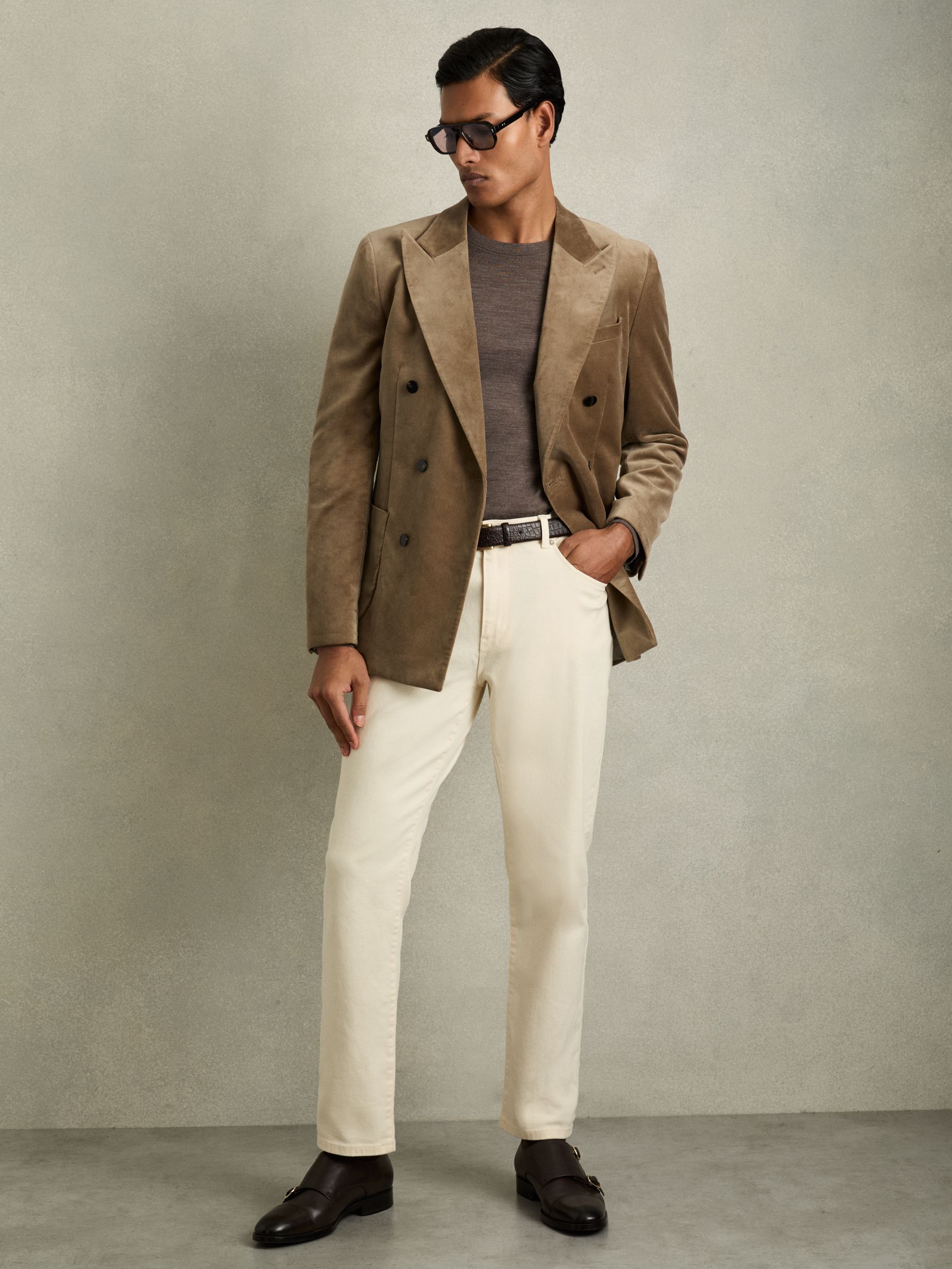 Straight-Leg Jeans in White - Image 1 of 6