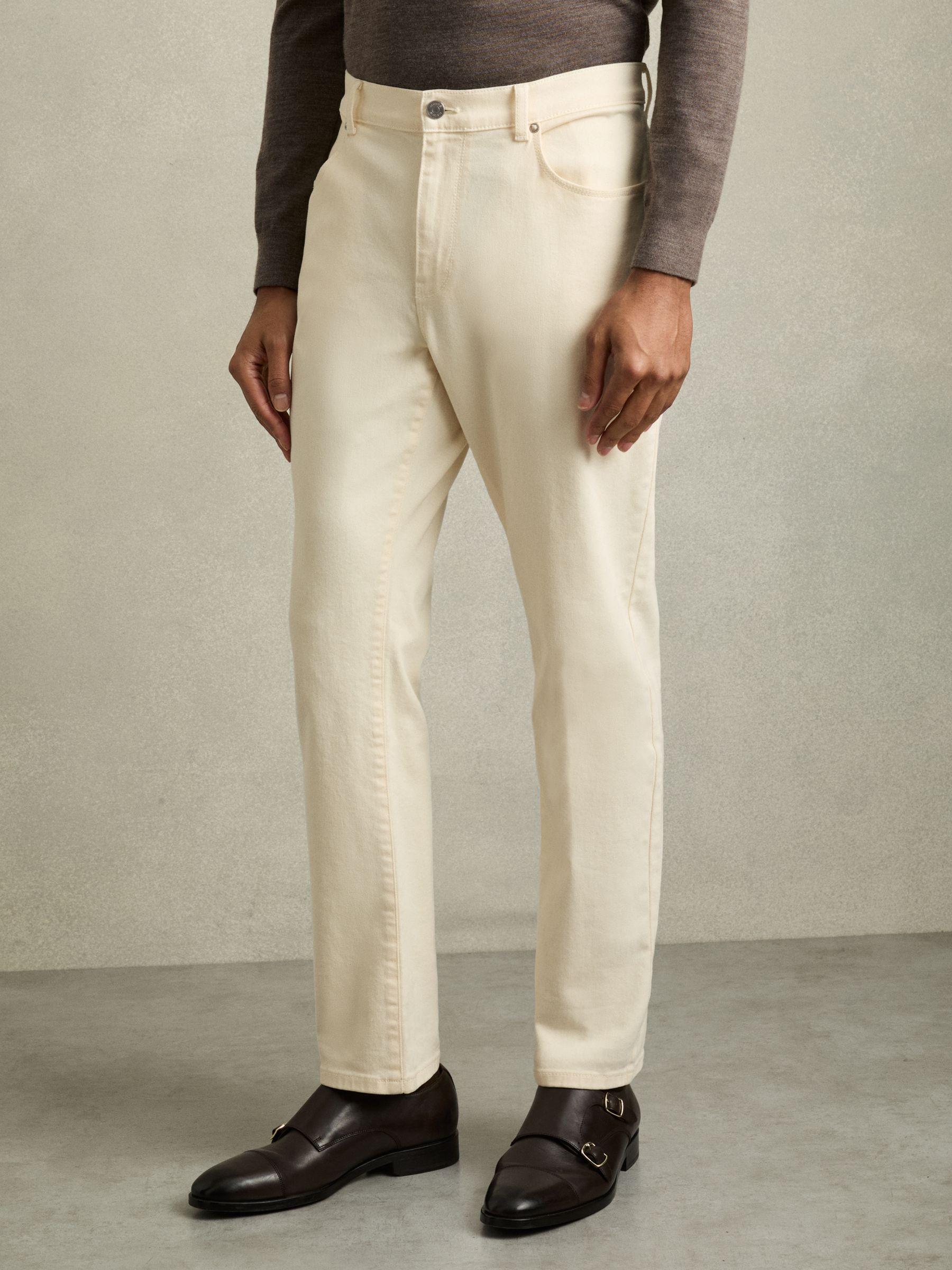Straight-Leg Jeans in White - Image 3 of 6