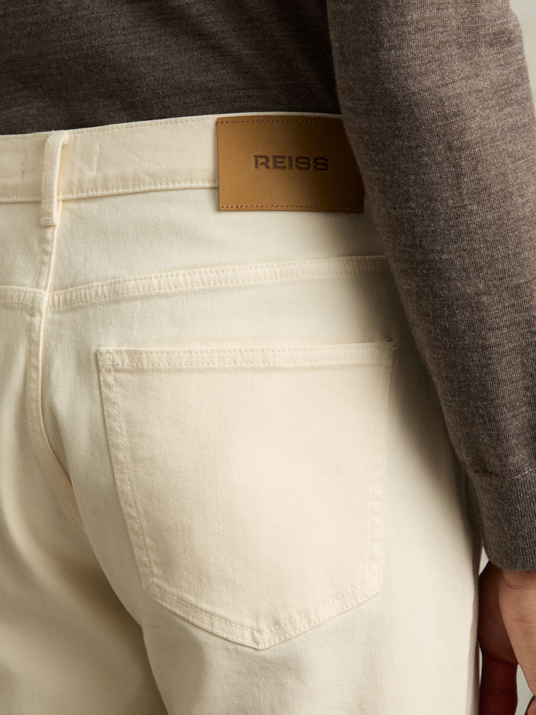 Straight-Leg Jeans in White - Image 4 of 6
