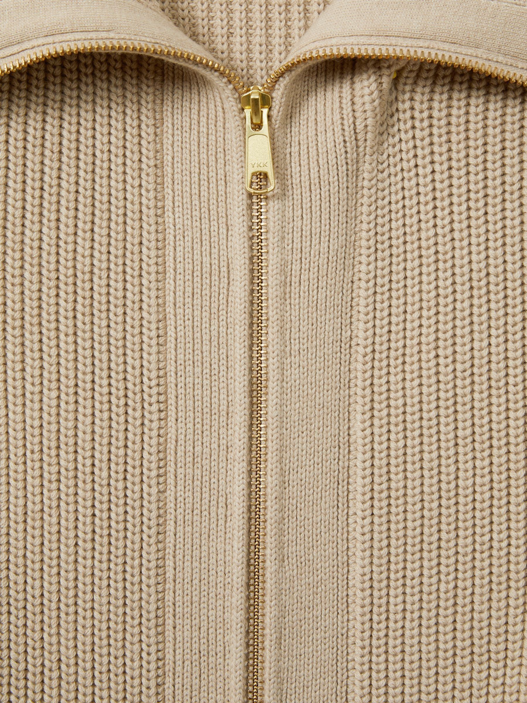 Florere Chunky Wool Blend Midi Sand Dress in Sand - Image 6 of 7