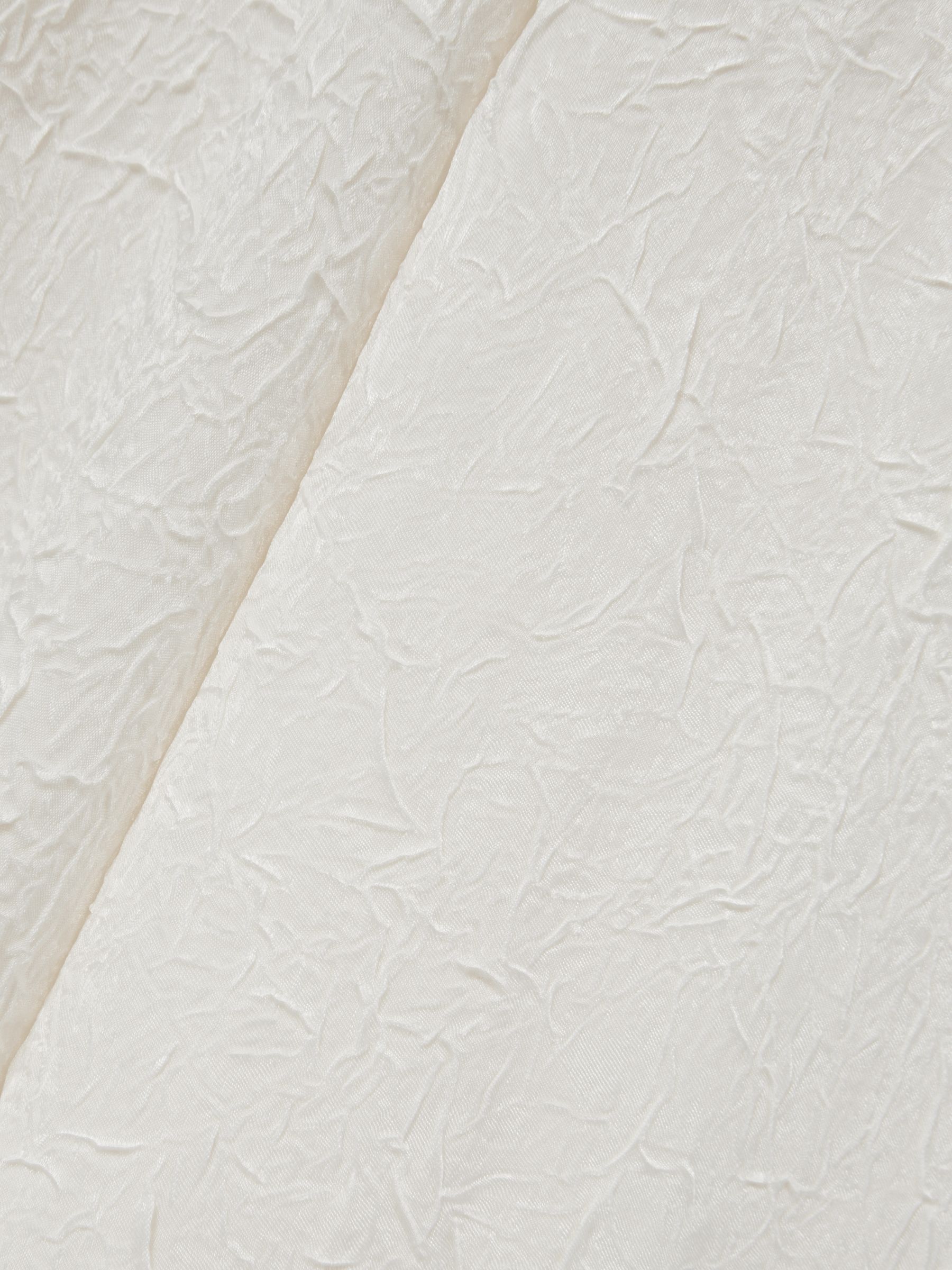 Crinkle-Satin Deep-V Maxi Dress in Ivory - Image 6 of 6