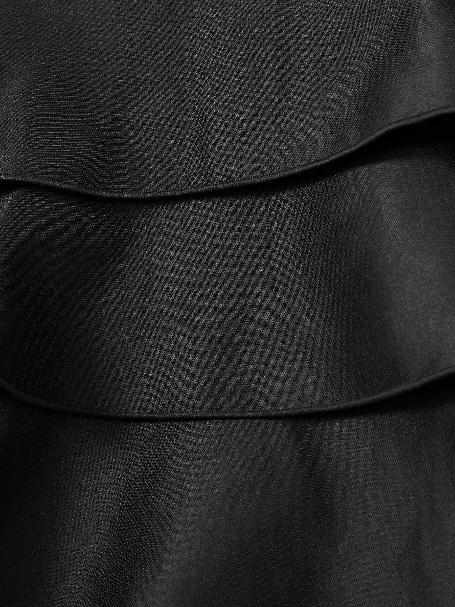 Acler Tiered Frill Mini Dress in Black - Image 6 of 6