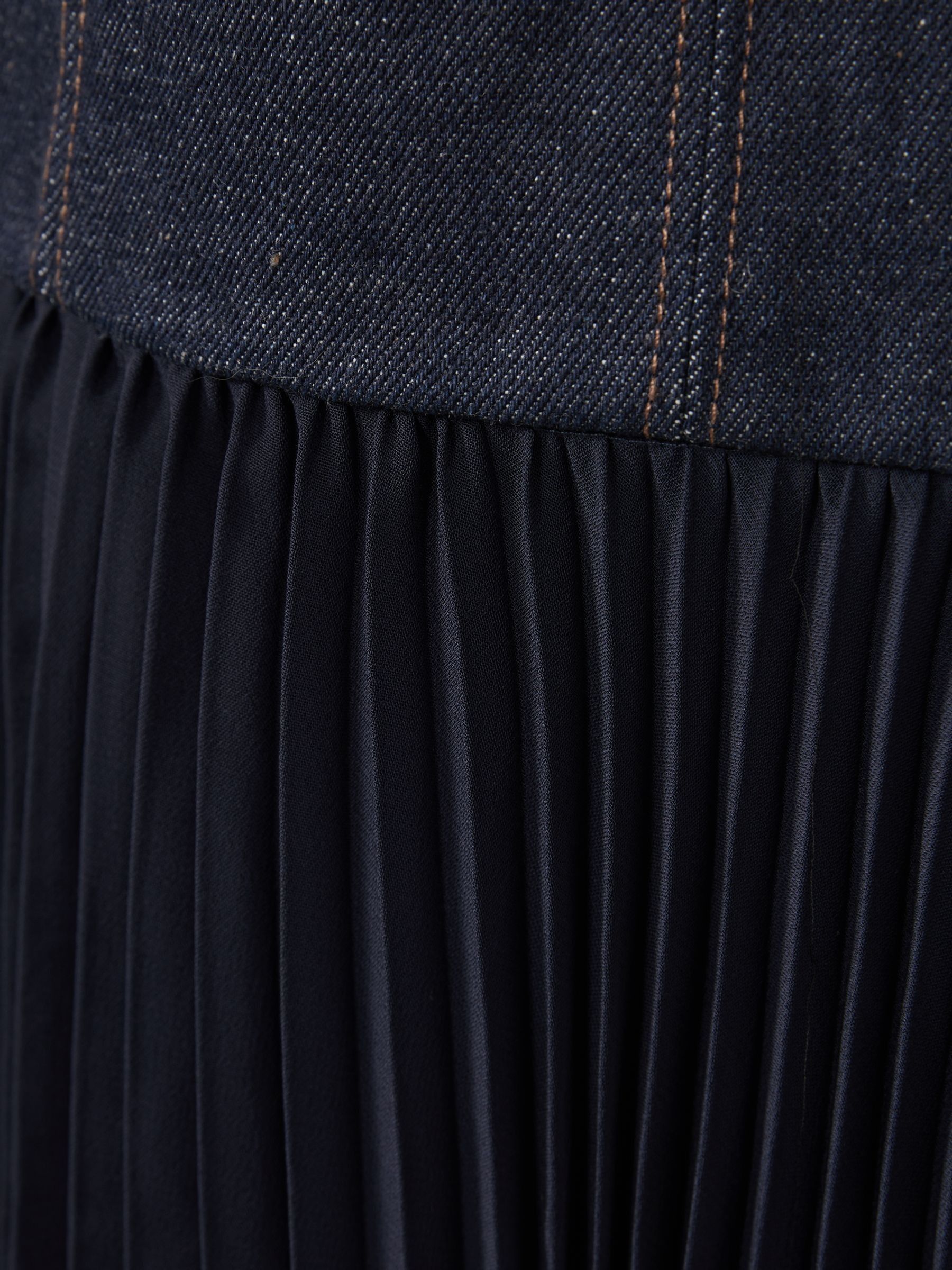 Amur Hybrid Denim Maxi Dress in Indigo - Image 5 of 5
