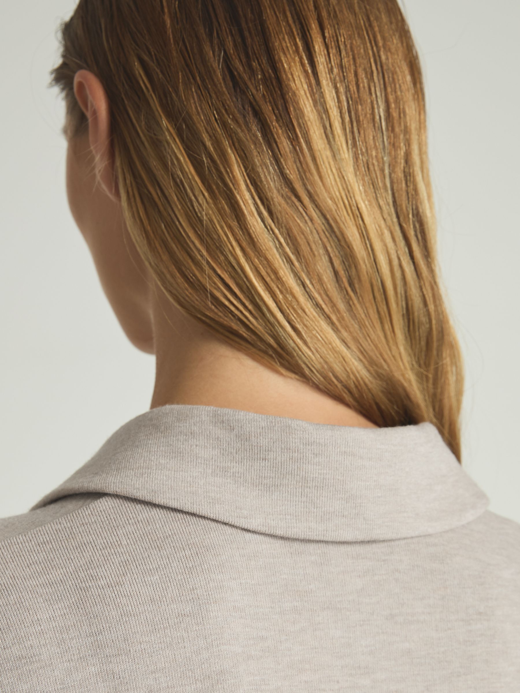 Thermal Jersey Drawstring Jumpsuit in Fawn - Image 5 of 6