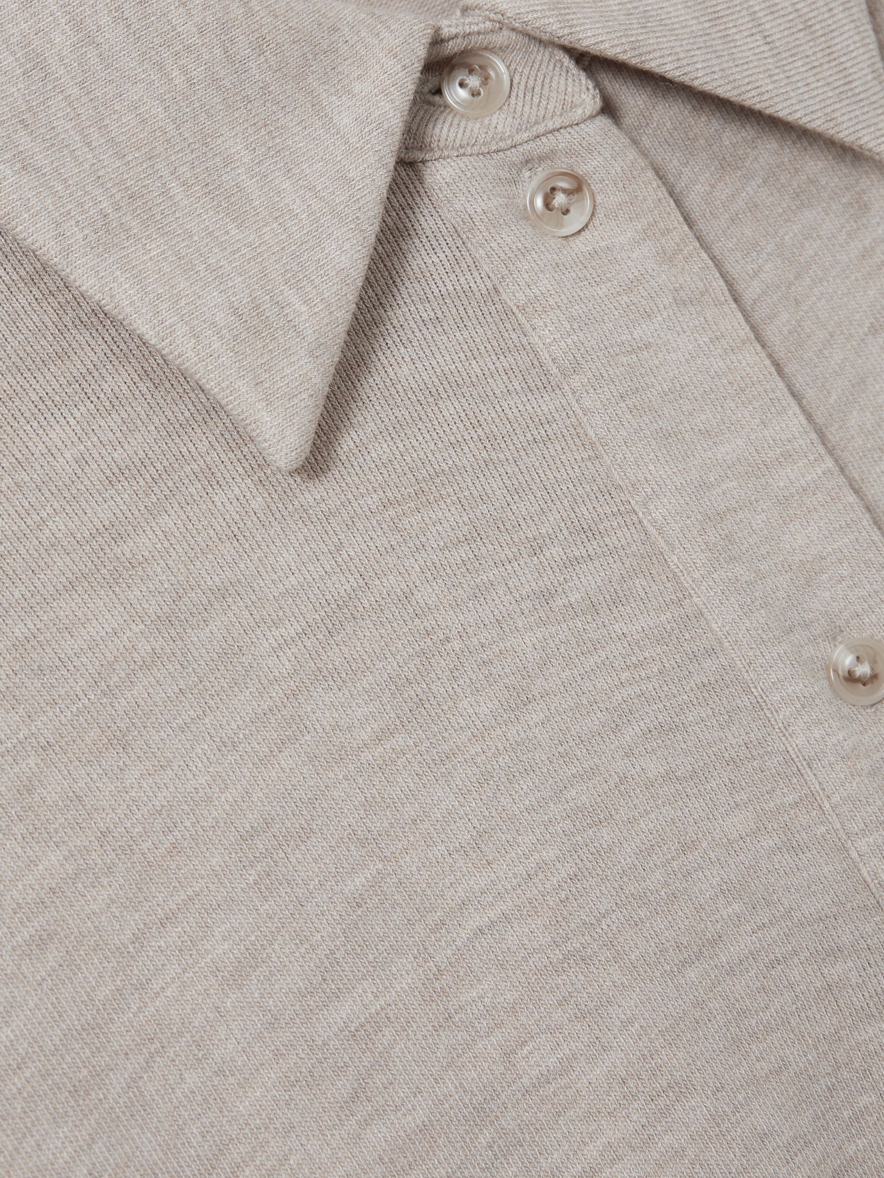 Thermal Jersey Drawstring Jumpsuit in Fawn - Image 6 of 6
