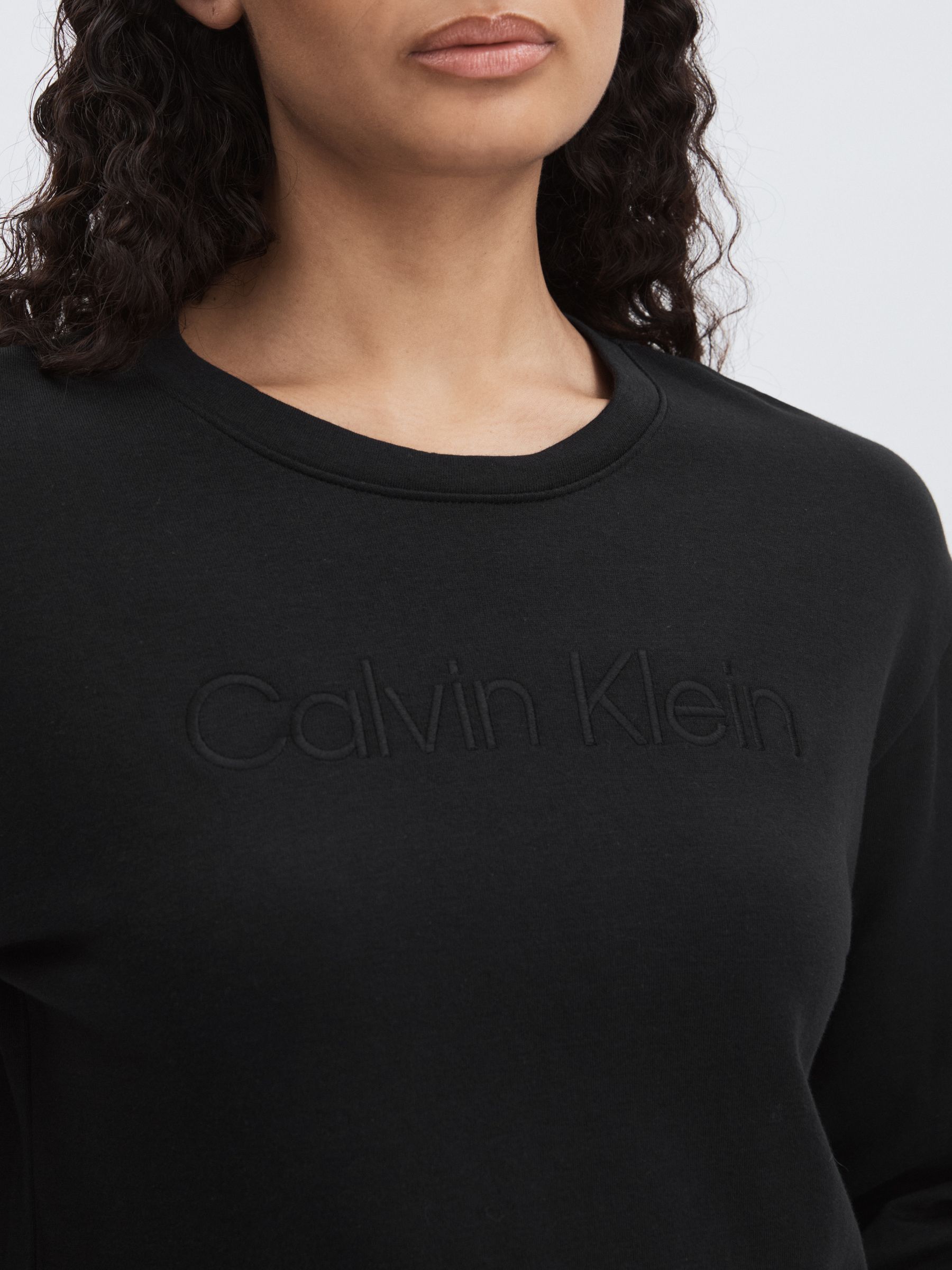 Relaxed Logo Sweatshirt in Black - Image 4 of 6