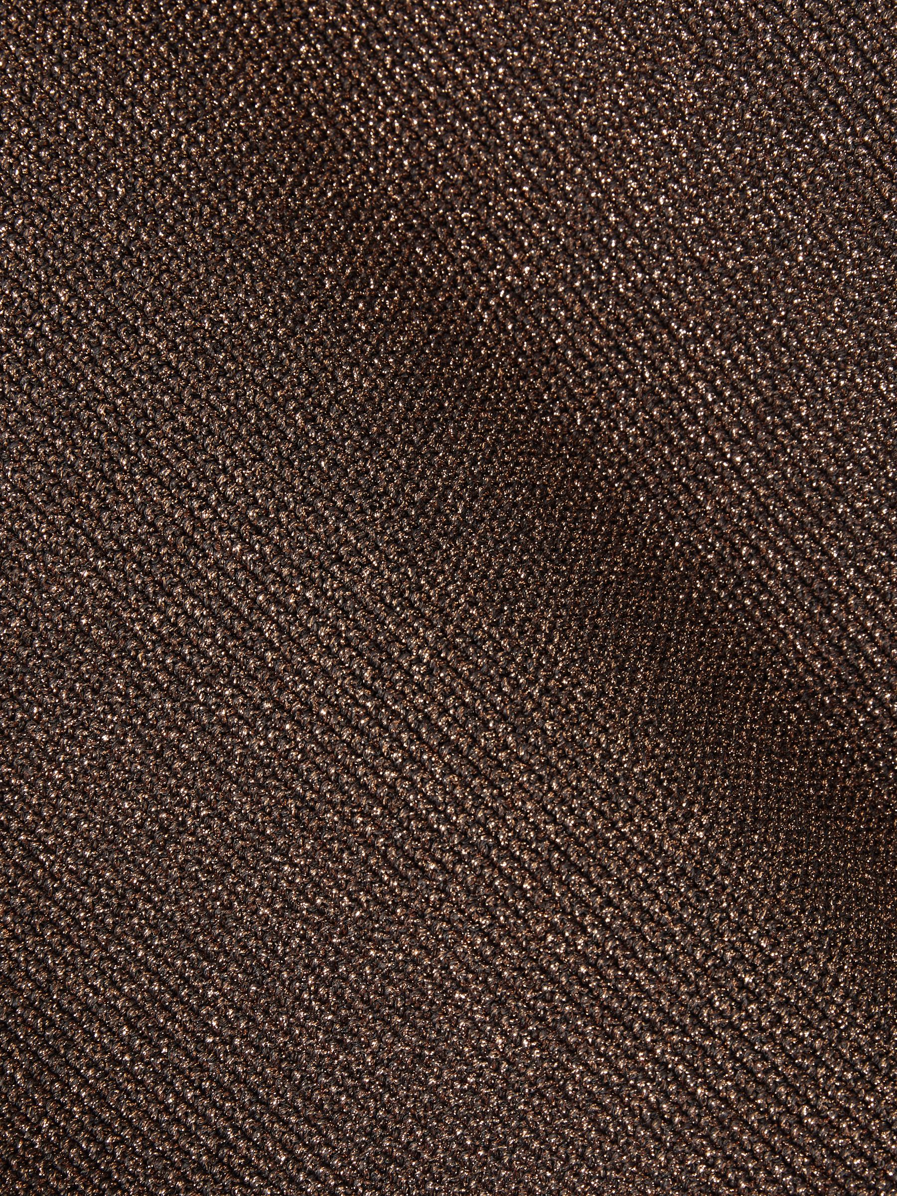 Metallic V-Neck Vest in Bronze - Image 6 of 6