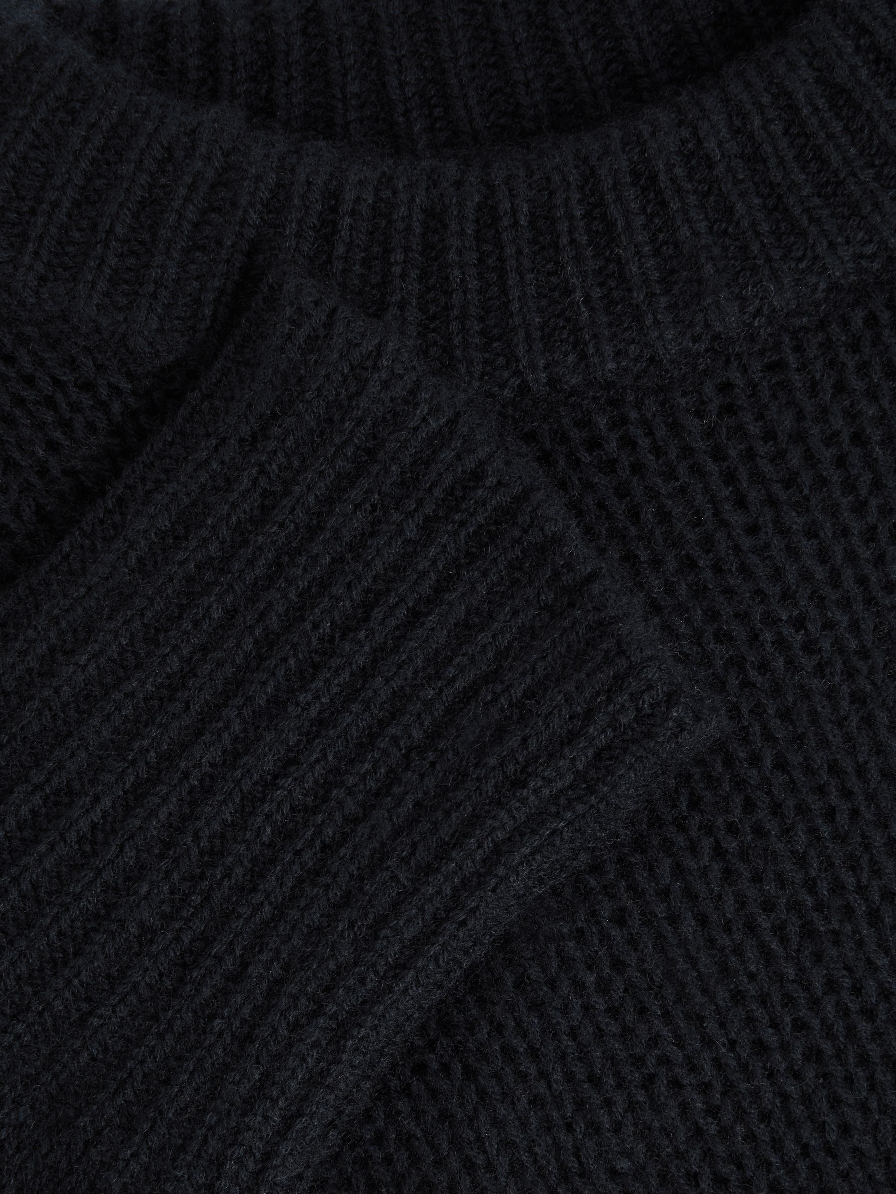 Cashmere Crew Neck Jumper in Navy - Image 6 of 6
