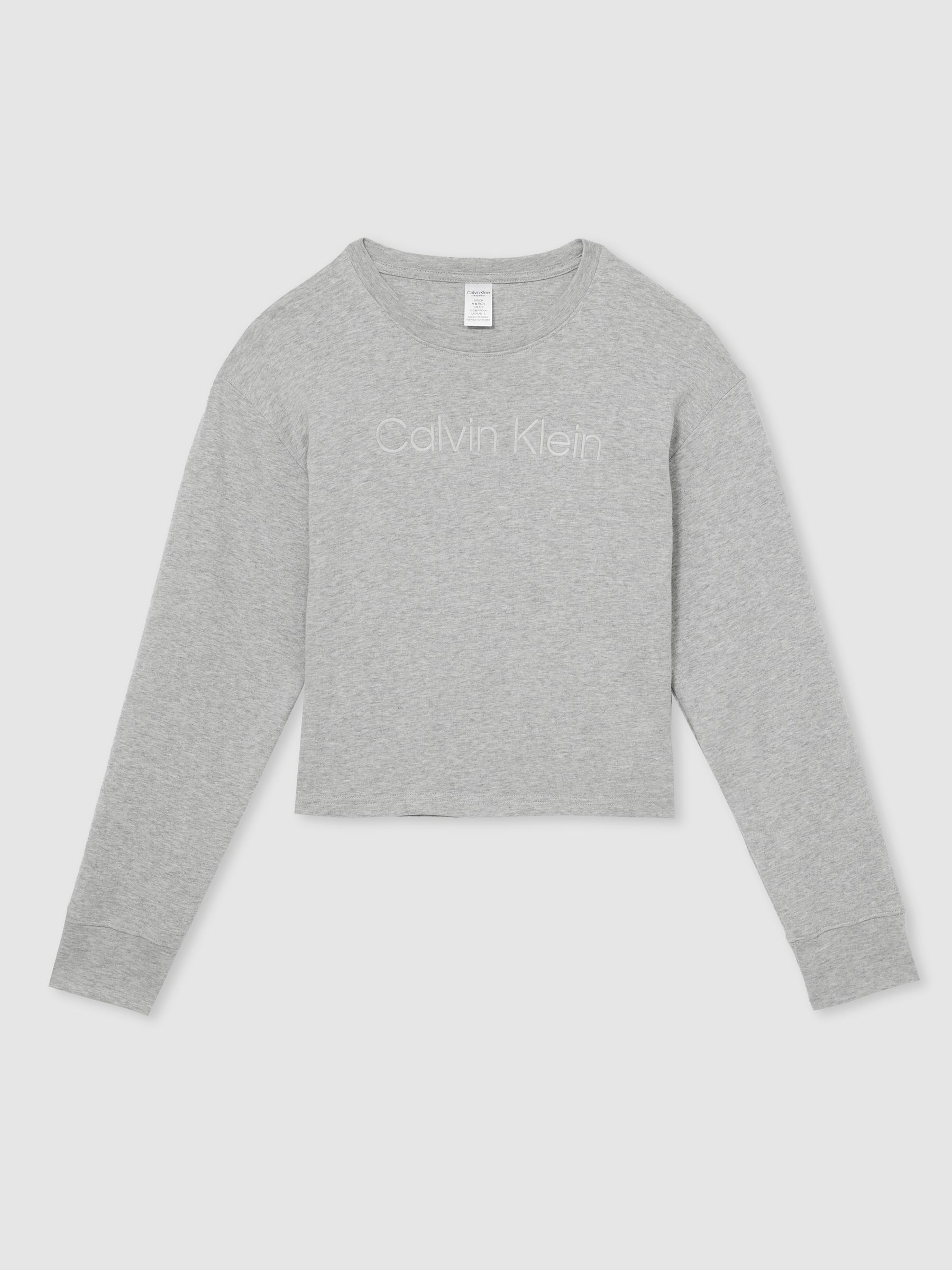 Relaxed Logo Sweatshirt in Heather Grey - Image 2 of 6