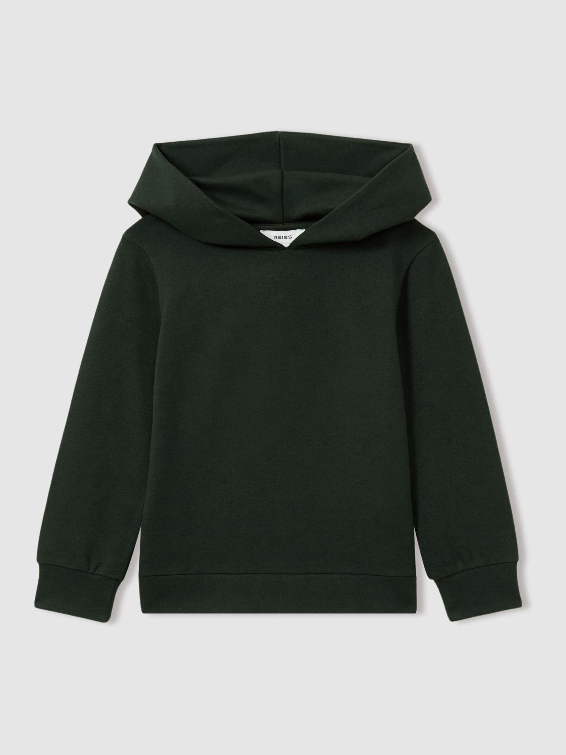 13-14 yrs Lowden Interlock-Jersey Hoodie in Emerald Green - Image 1 of 3