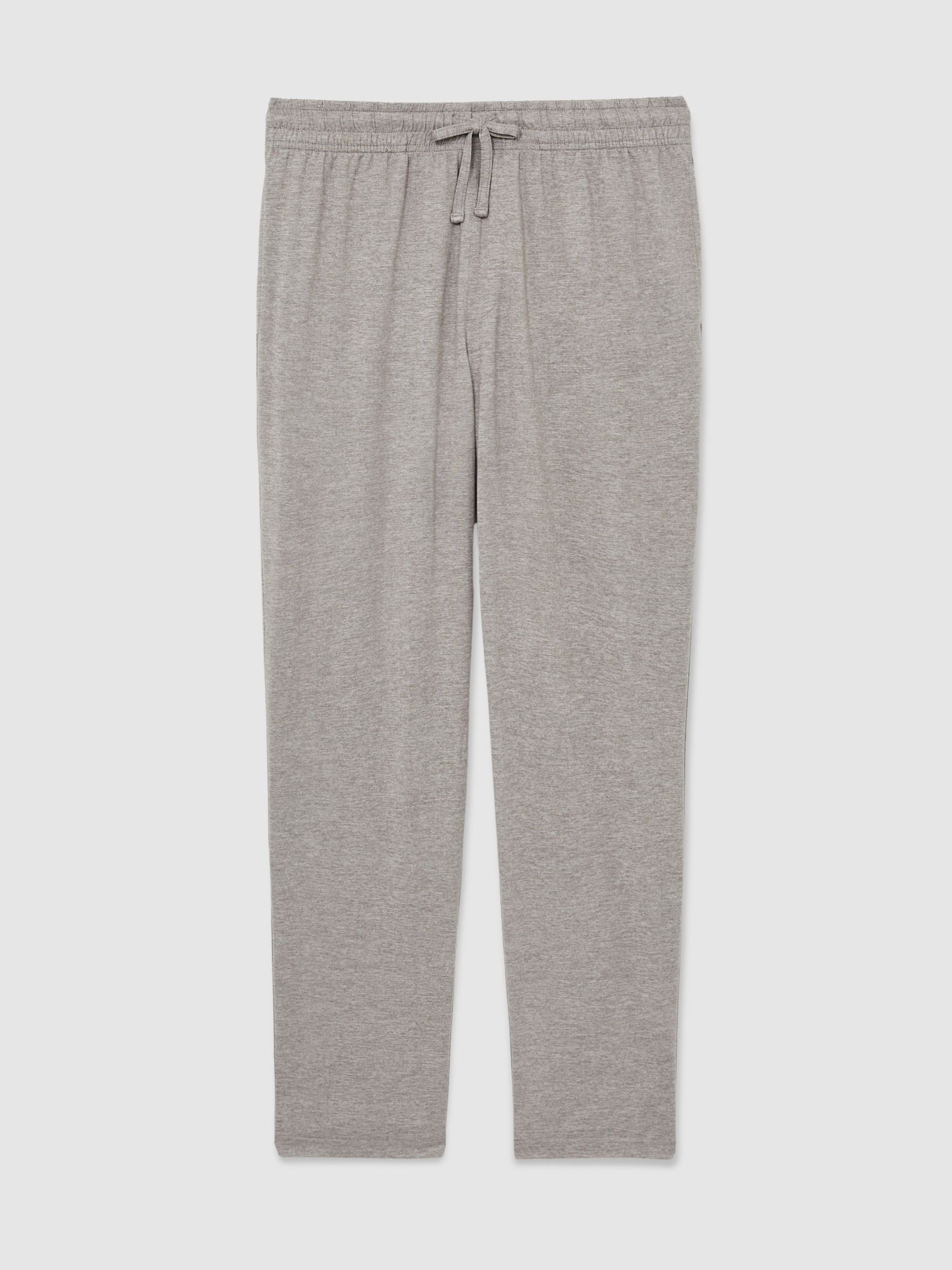 Tapered Stretch-Jersey Joggers in Grey Melange - Image 2 of 6