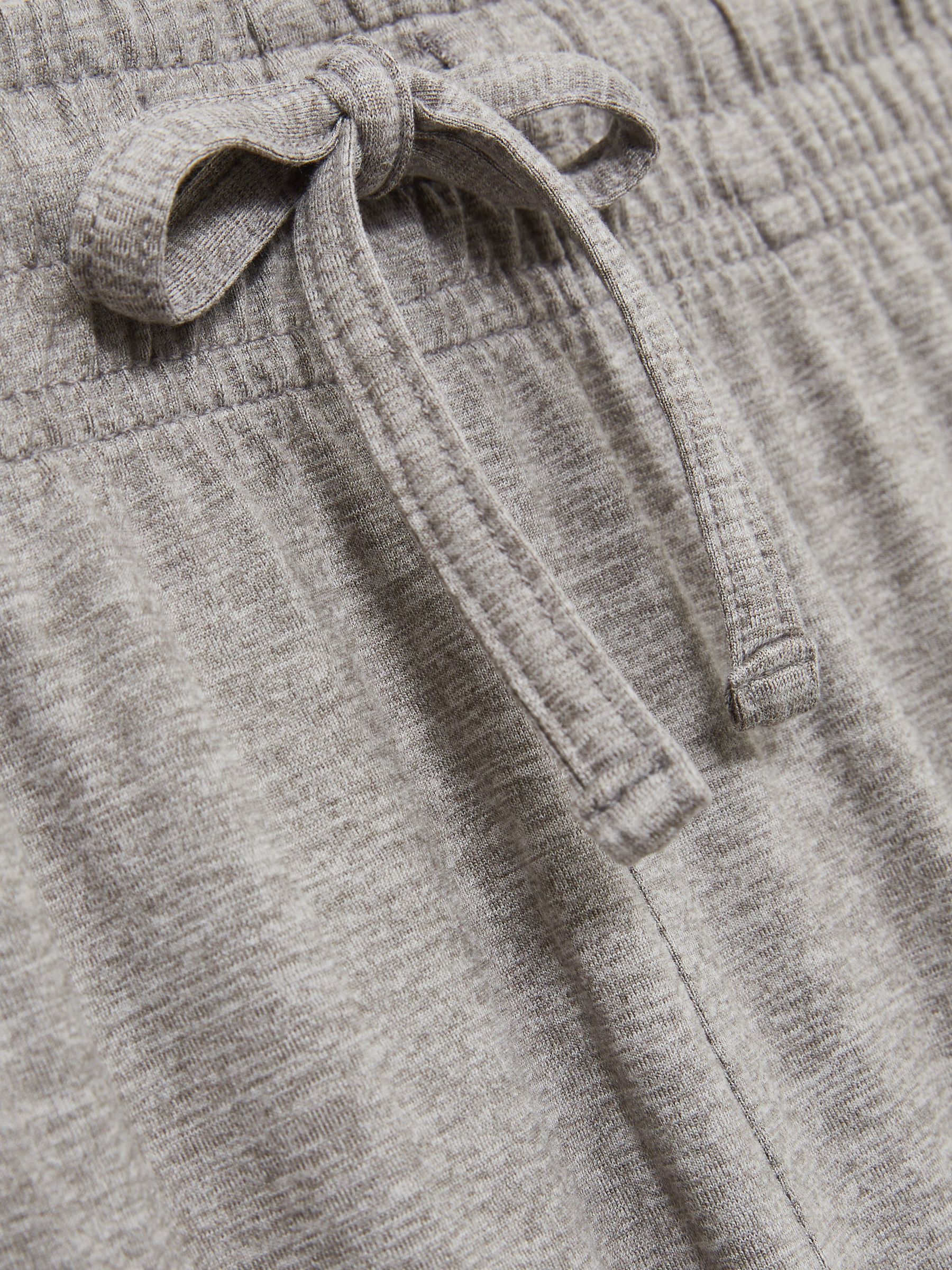 Tapered Stretch-Jersey Joggers in Grey Melange - Image 6 of 6