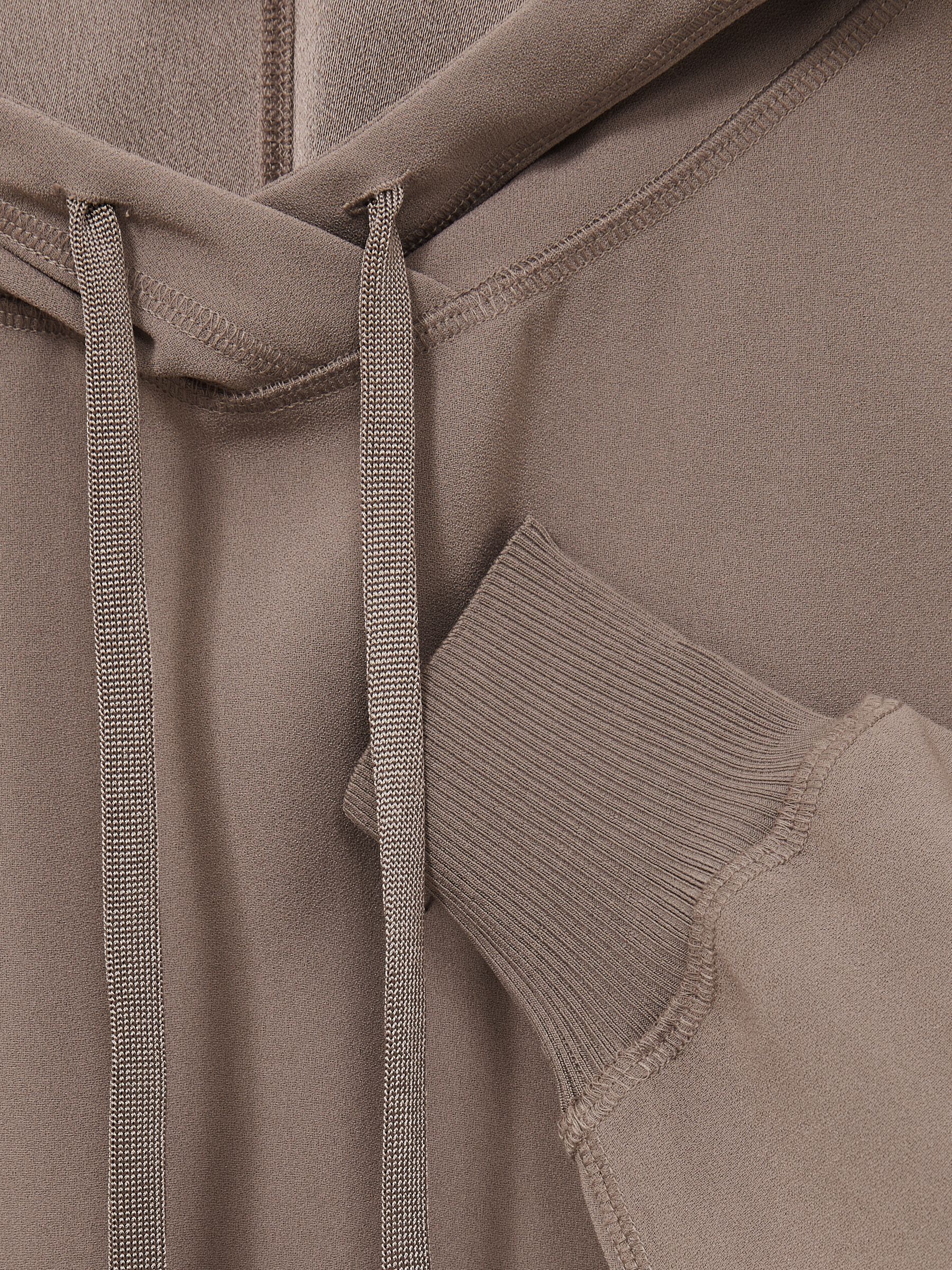 Woven Hooded Top in Mink - Image 7 of 7