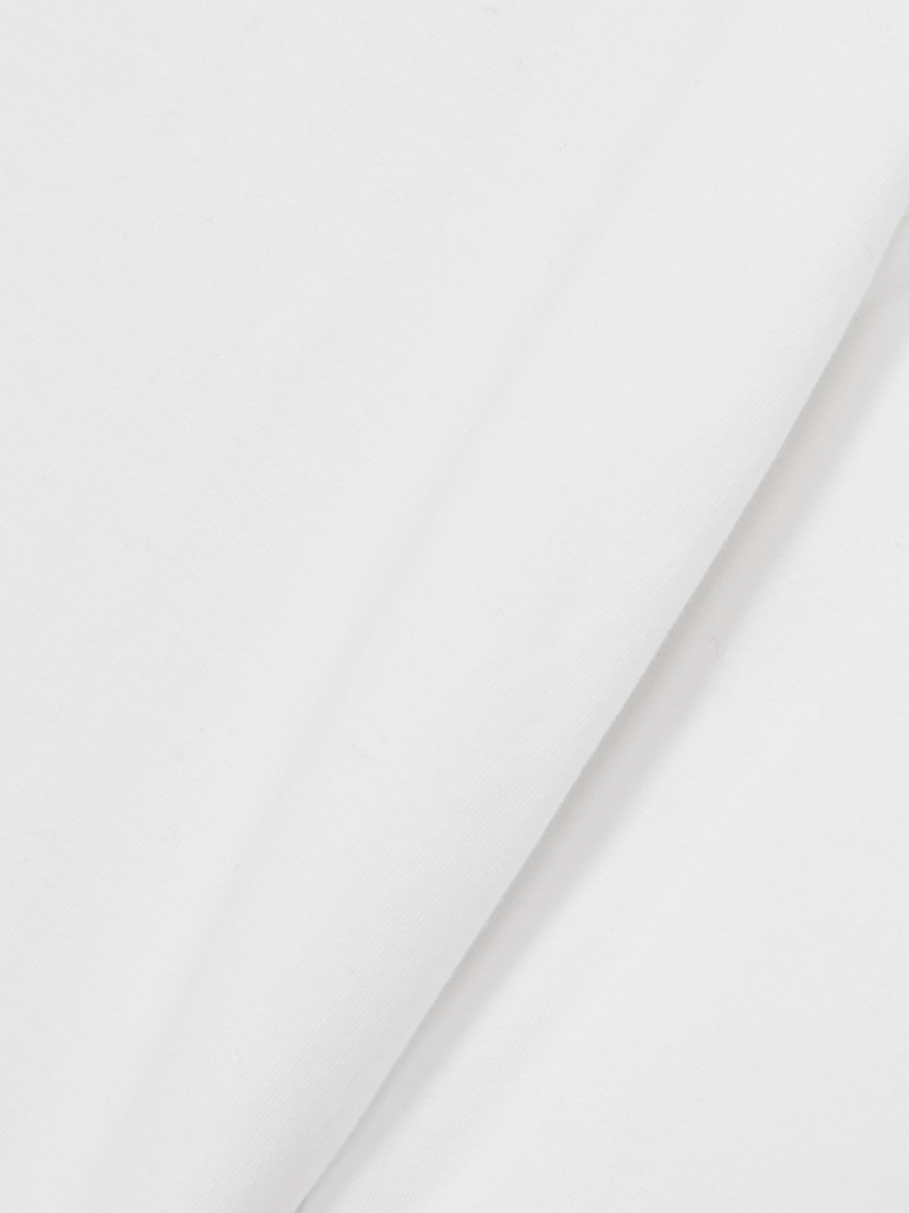 4-9 yrs Cotton-Jersey Roll-Neck Top with Stretch in Ivory - Image 4 of 4