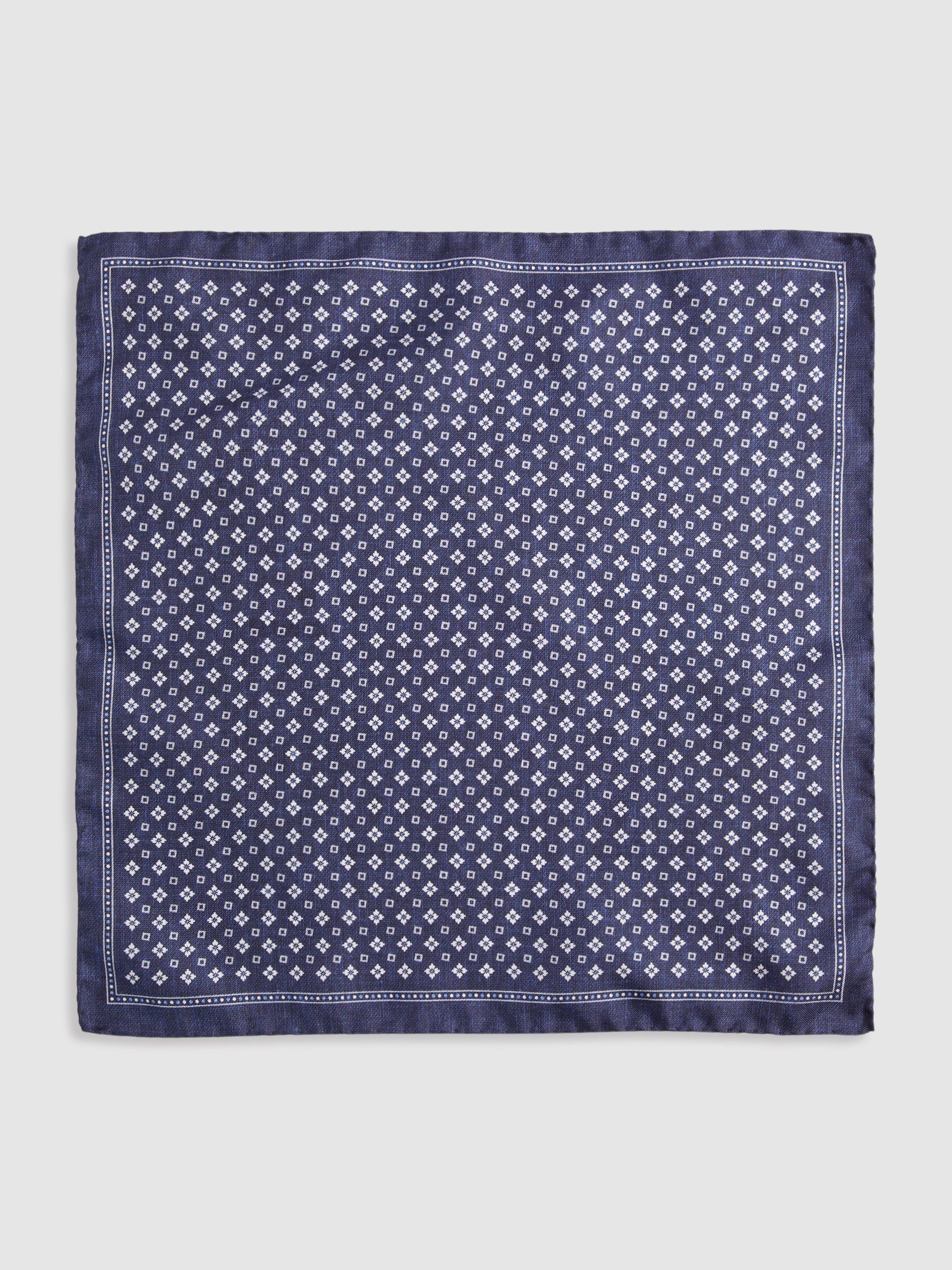 Tie And Pocket Square Gift Set in Navy - Image 5 of 6