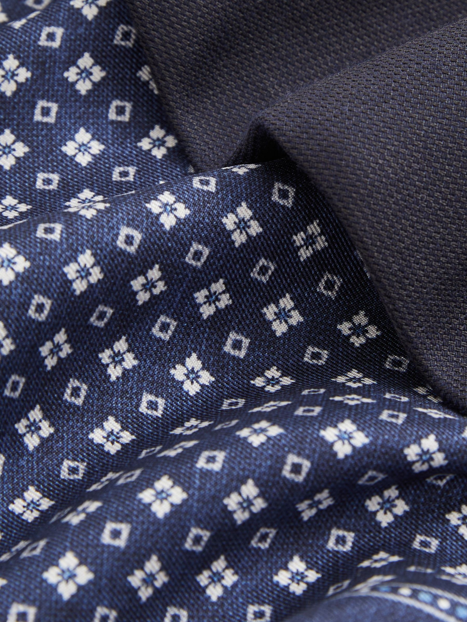 Tie And Pocket Square Gift Set in Navy - Image 6 of 6