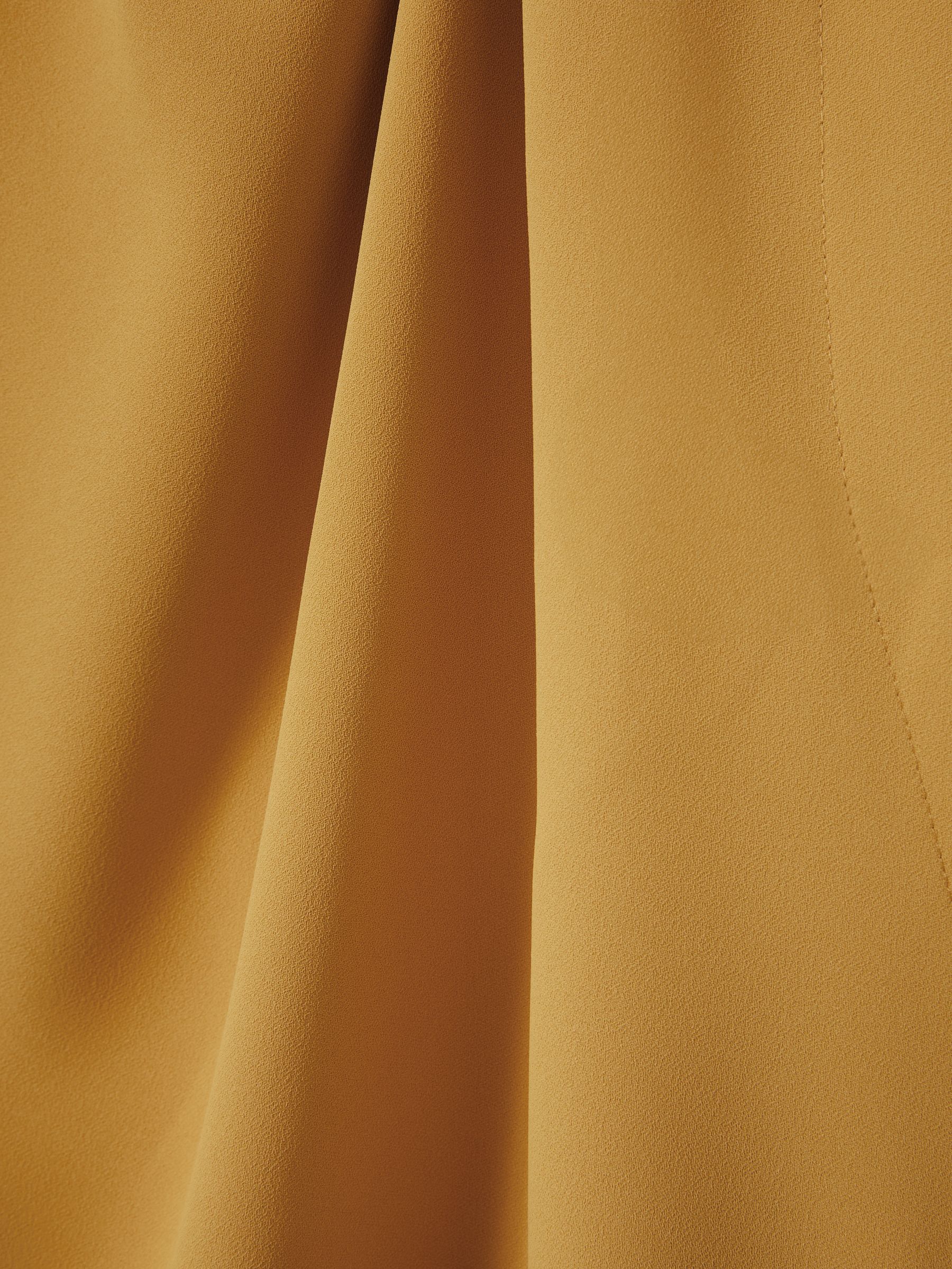 Drape-Neck Shell Top in Yellow - Image 6 of 6