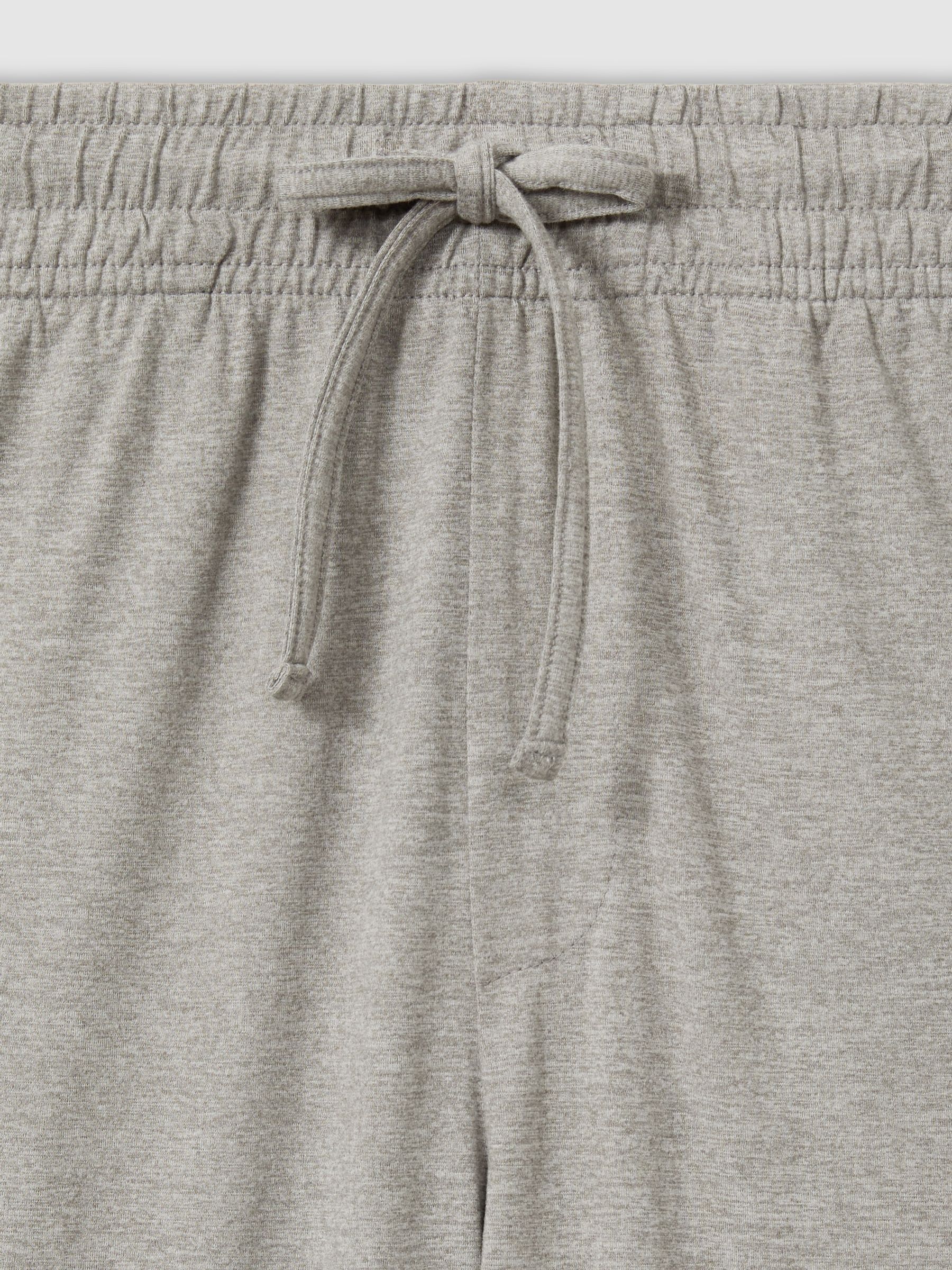 Tapered Stretch-Jersey Joggers in Grey Melange - Image 6 of 6