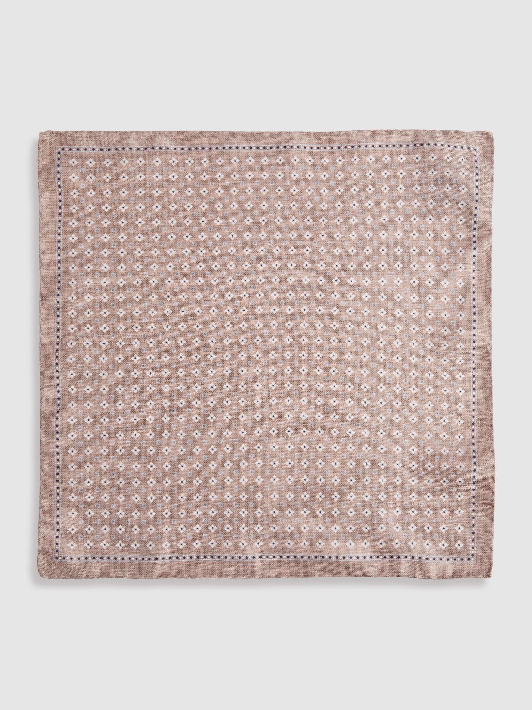 Tie And Pocket Square Gift Set in Oatmeal - Image 5 of 6