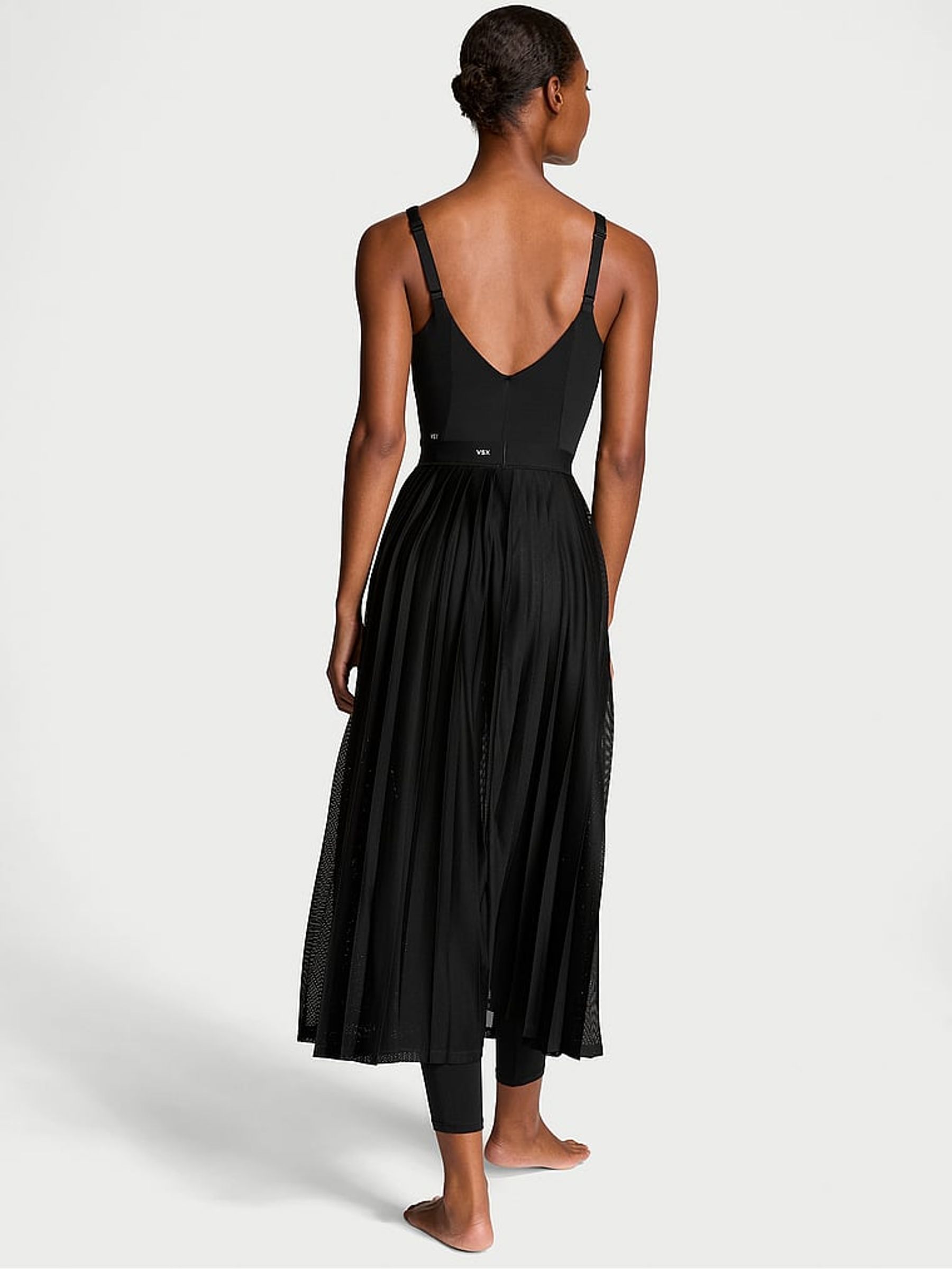 Black Elevate™ Mesh Ballet Skirt - Image 2 of 3