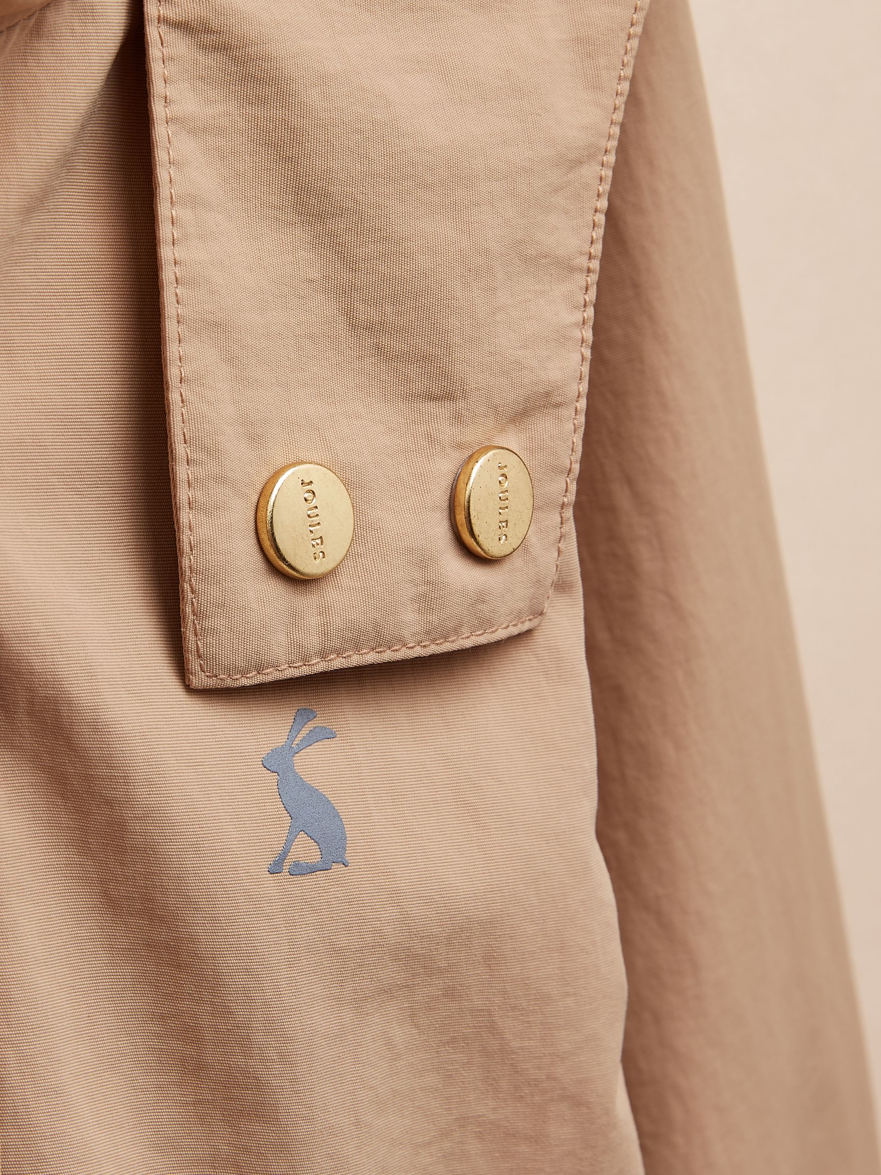 Girls' Meadow Brown Showerproof Raincoat With Hood - Image 5 of 7