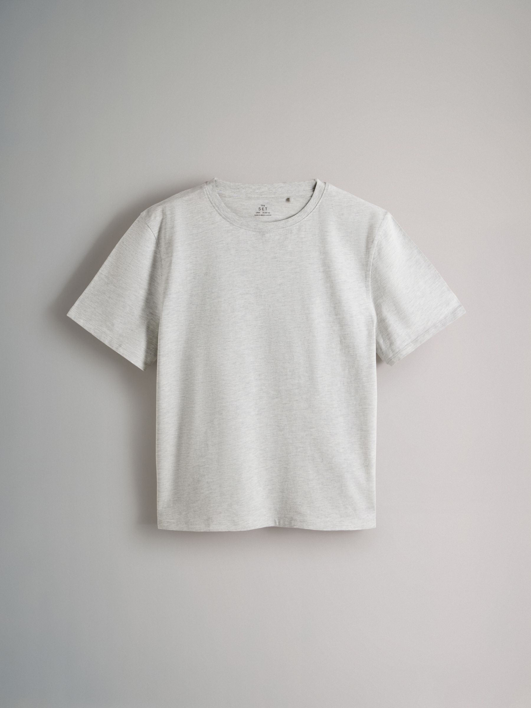 Black/Taupe Brown/Stone/Grey Marl/Cream - 5 Pack Relaxed T-Shirts - Image 10 of 14