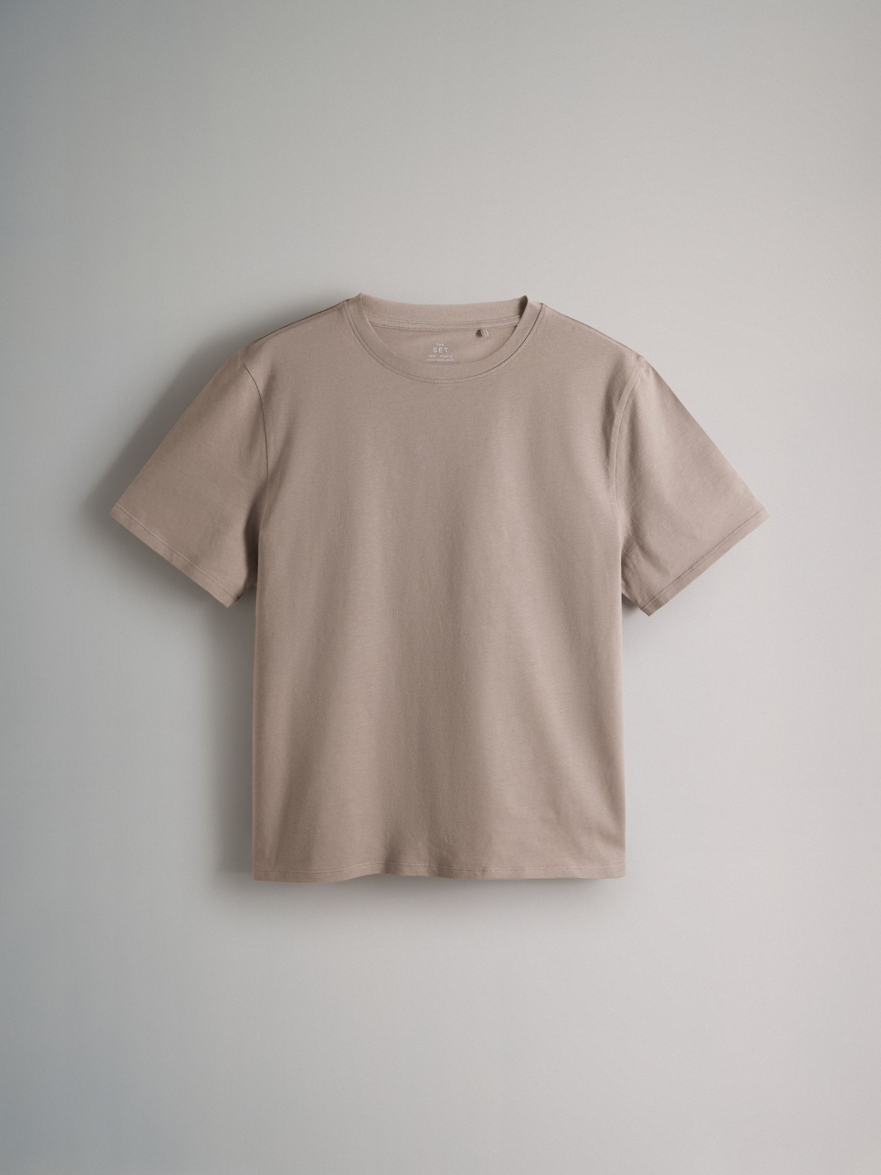 Black/Taupe Brown/Stone/Grey Marl/Cream - 5 Pack Relaxed T-Shirts - Image 11 of 14
