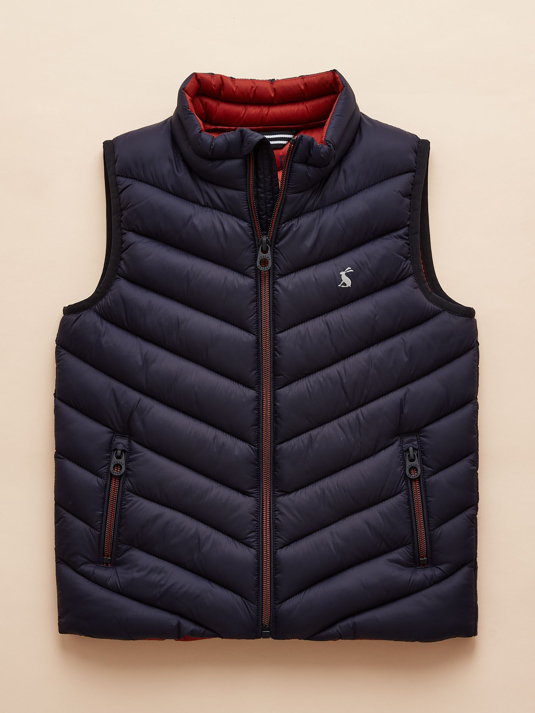 Boys' Crofton Gilet Navy Blue Showerproof Padded Gilet - Image 3 of 7