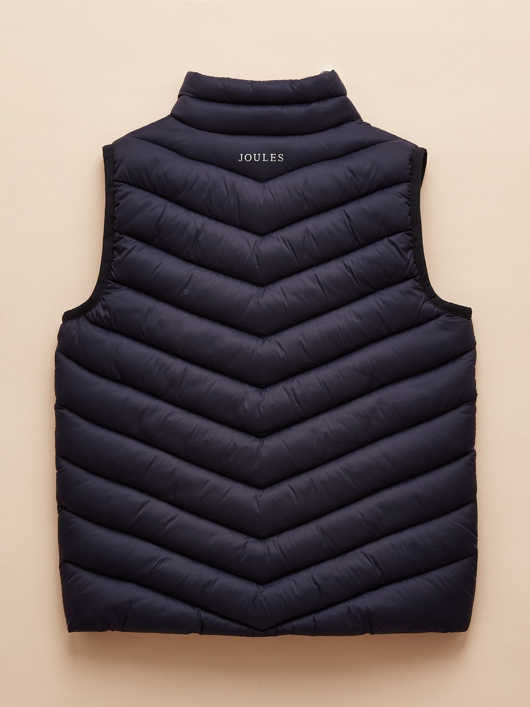 Boys' Crofton Gilet Navy Blue Showerproof Padded Gilet - Image 4 of 7
