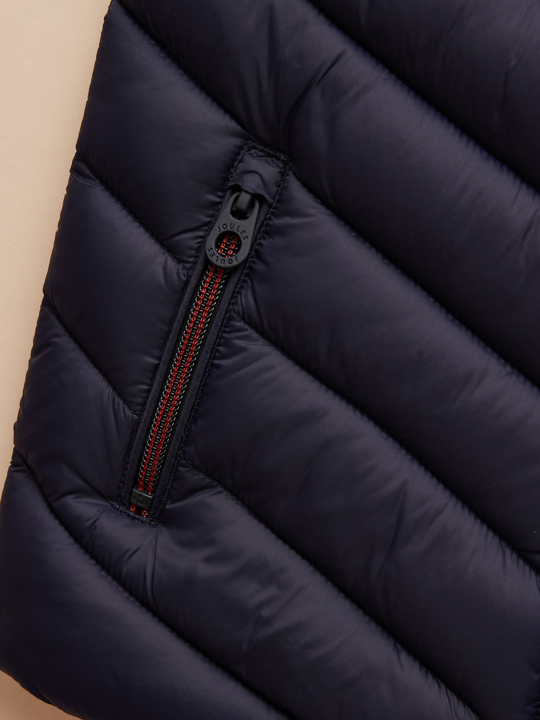 Boys' Crofton Gilet Navy Blue Showerproof Padded Gilet - Image 6 of 7