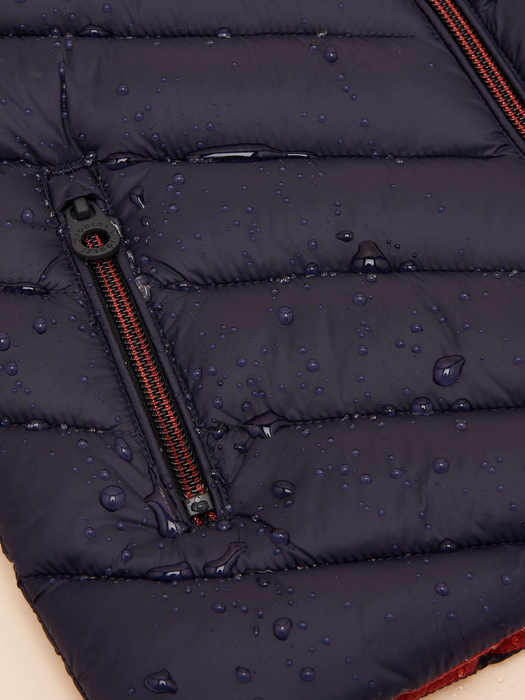 Boys' Crofton Gilet Navy Blue Showerproof Padded Gilet - Image 7 of 7