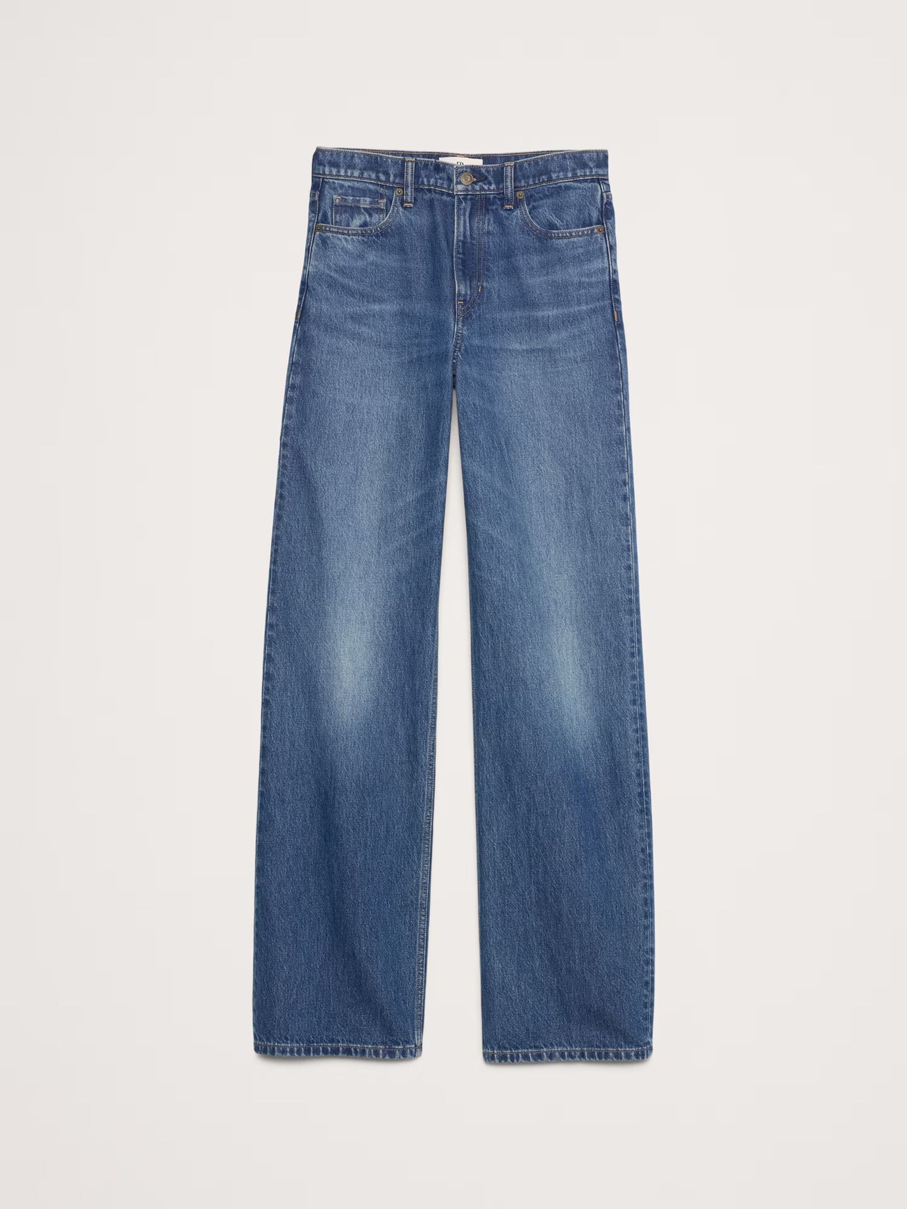 Banana Republic Blue The Icon Classic Wide Leg Jeans | Gap