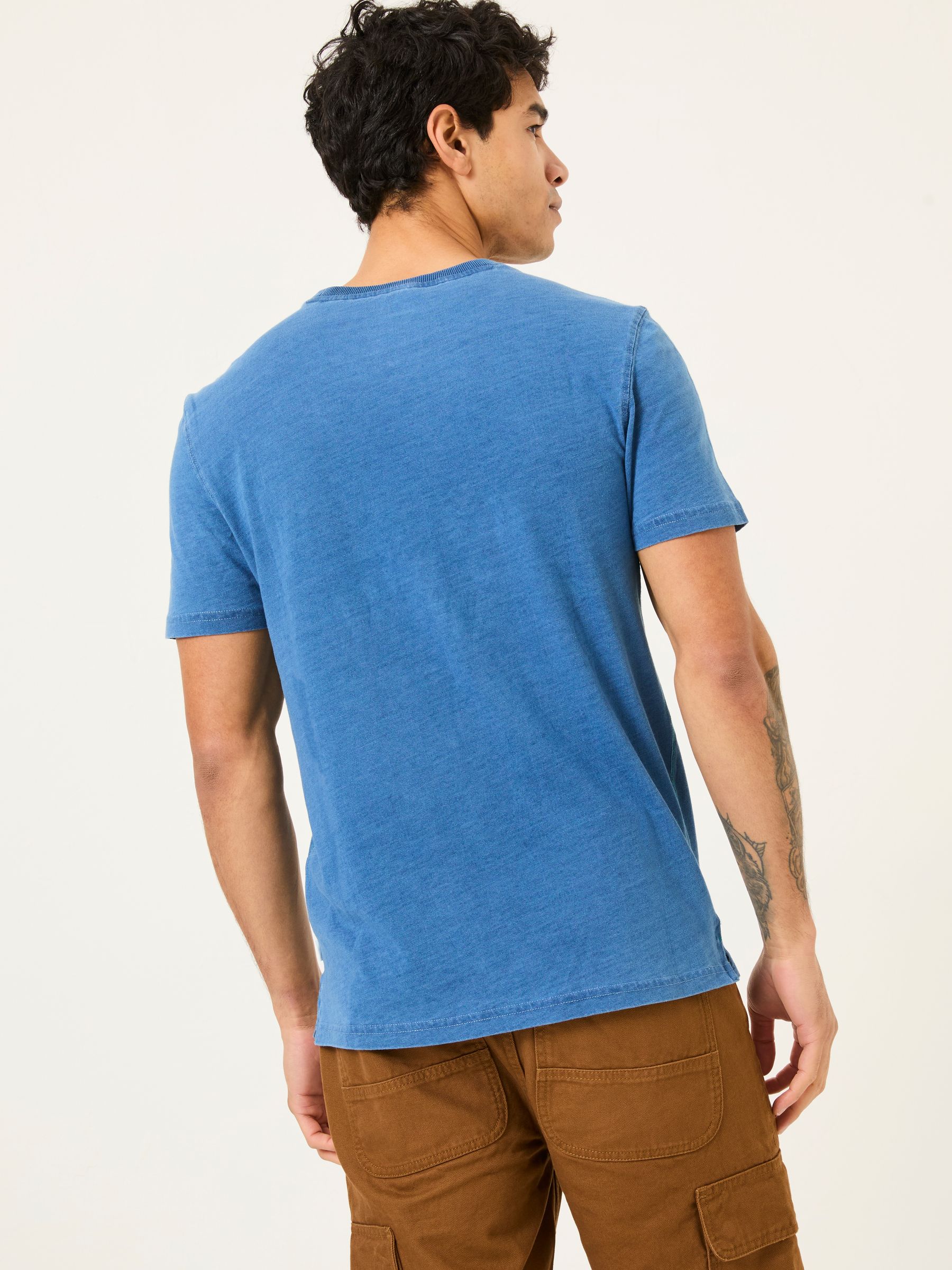Indigo Blue Lulworth 100% Cotton T-Shirt - Image 2 of 5