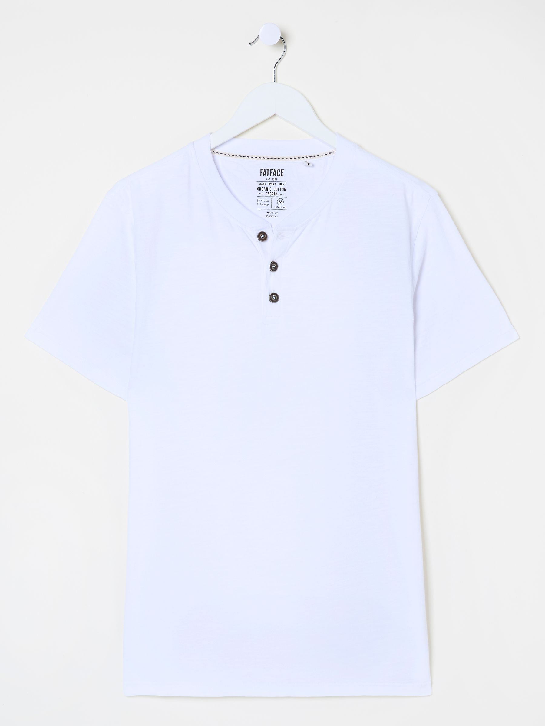 White Woodside Slub Henley - Image 5 of 5