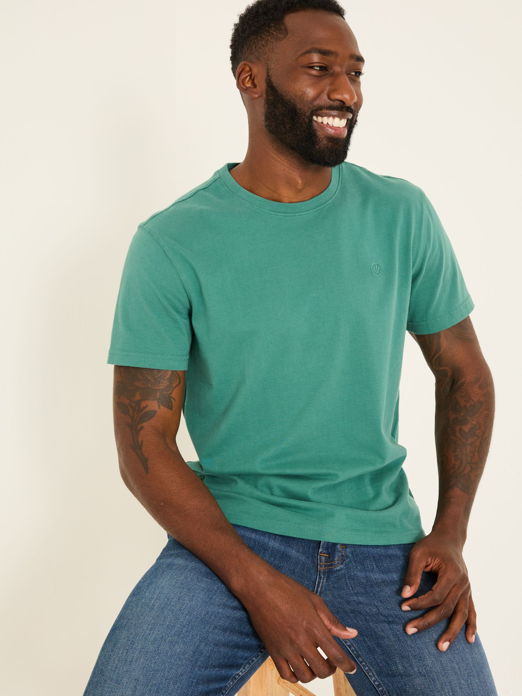 Lulworth Light Teal T-Shirt - Image 3 of 5