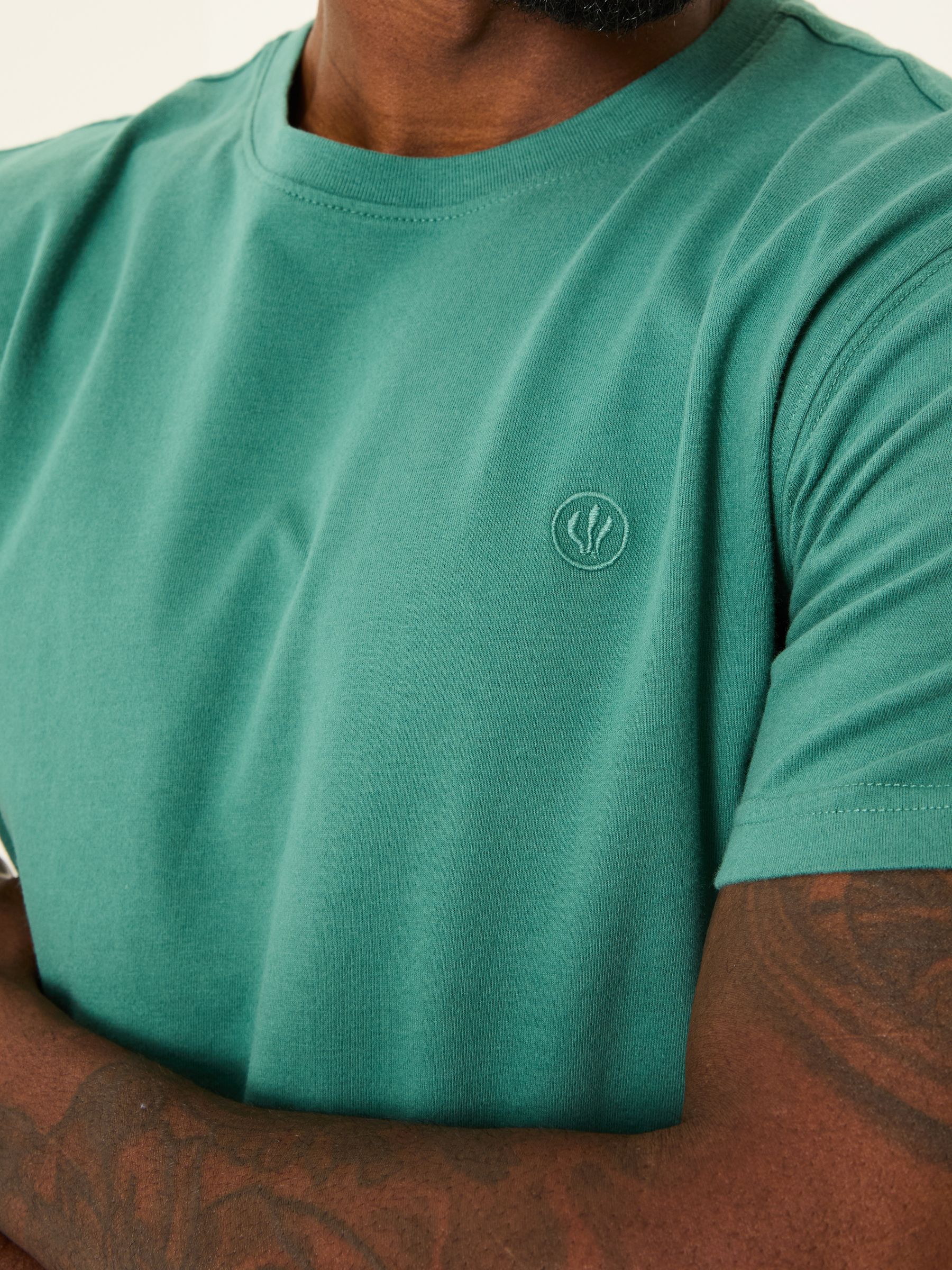 Lulworth Light Teal T-Shirt - Image 4 of 5