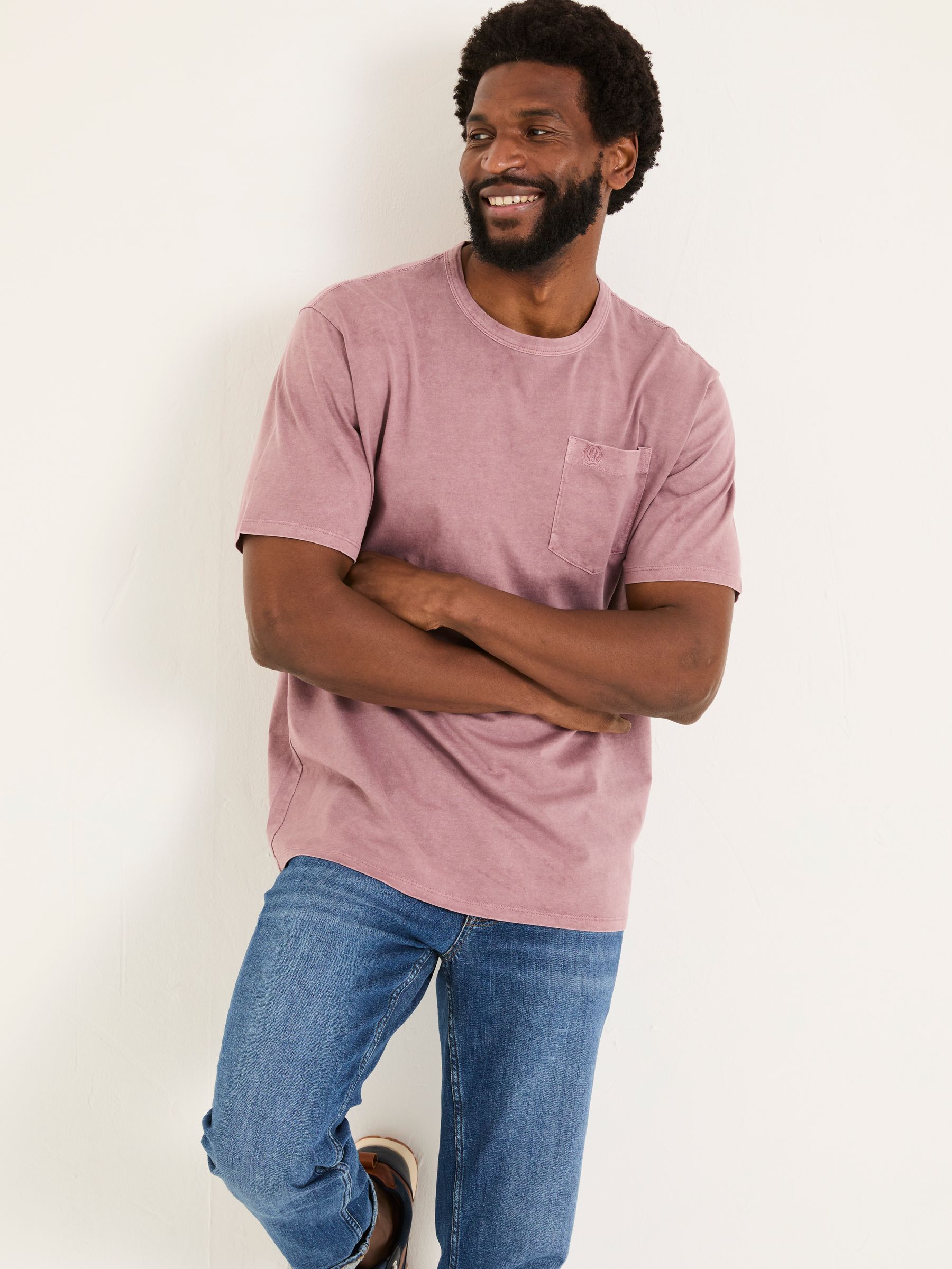 Tye Pink Pocket Relaxed T-shirt - Image 1 of 6
