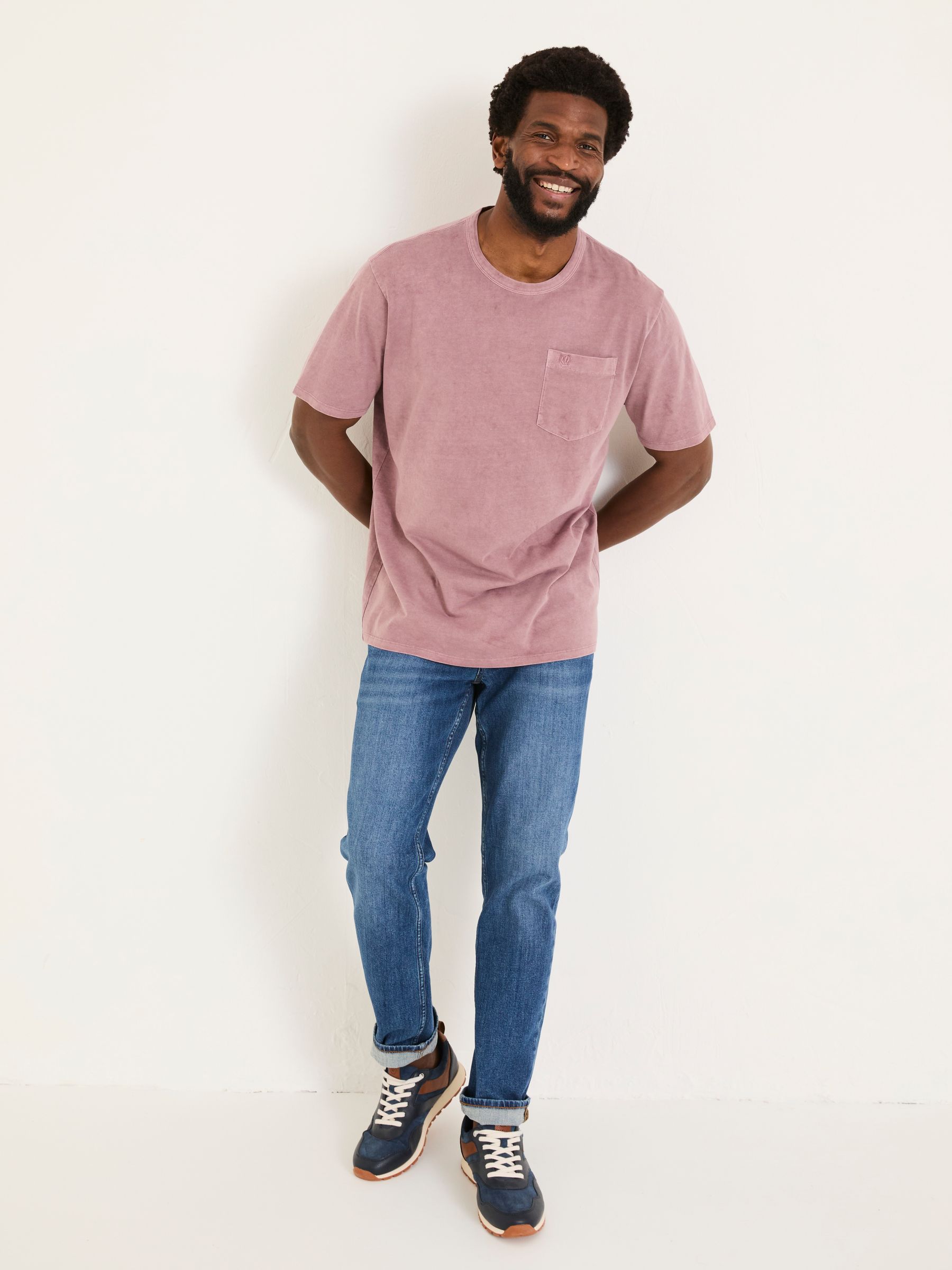 Tye Pink Pocket Relaxed T-shirt - Image 3 of 6