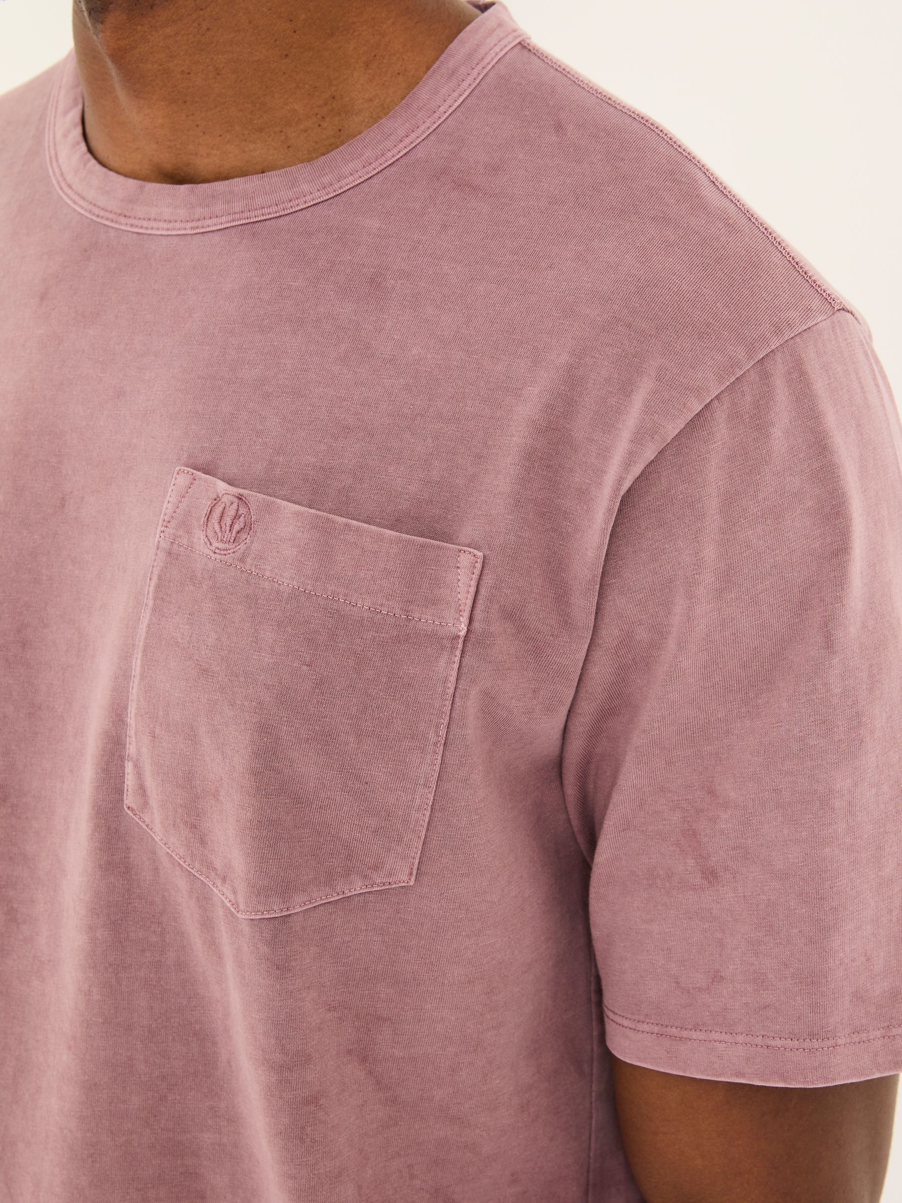 Tye Pink Pocket Relaxed T-shirt - Image 5 of 6