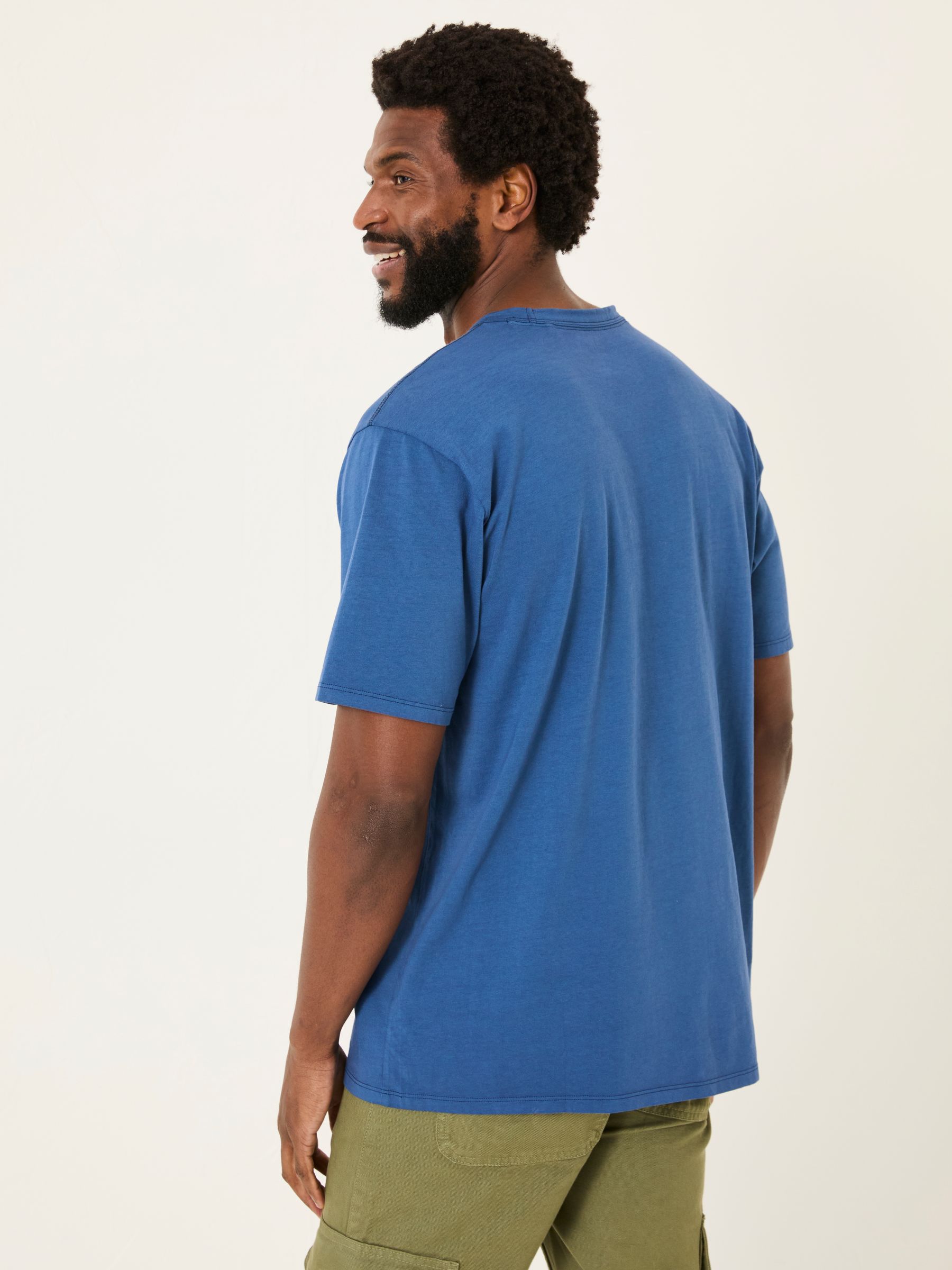 Tye Blue Denim Pocket Relaxed T-shirt - Image 2 of 5