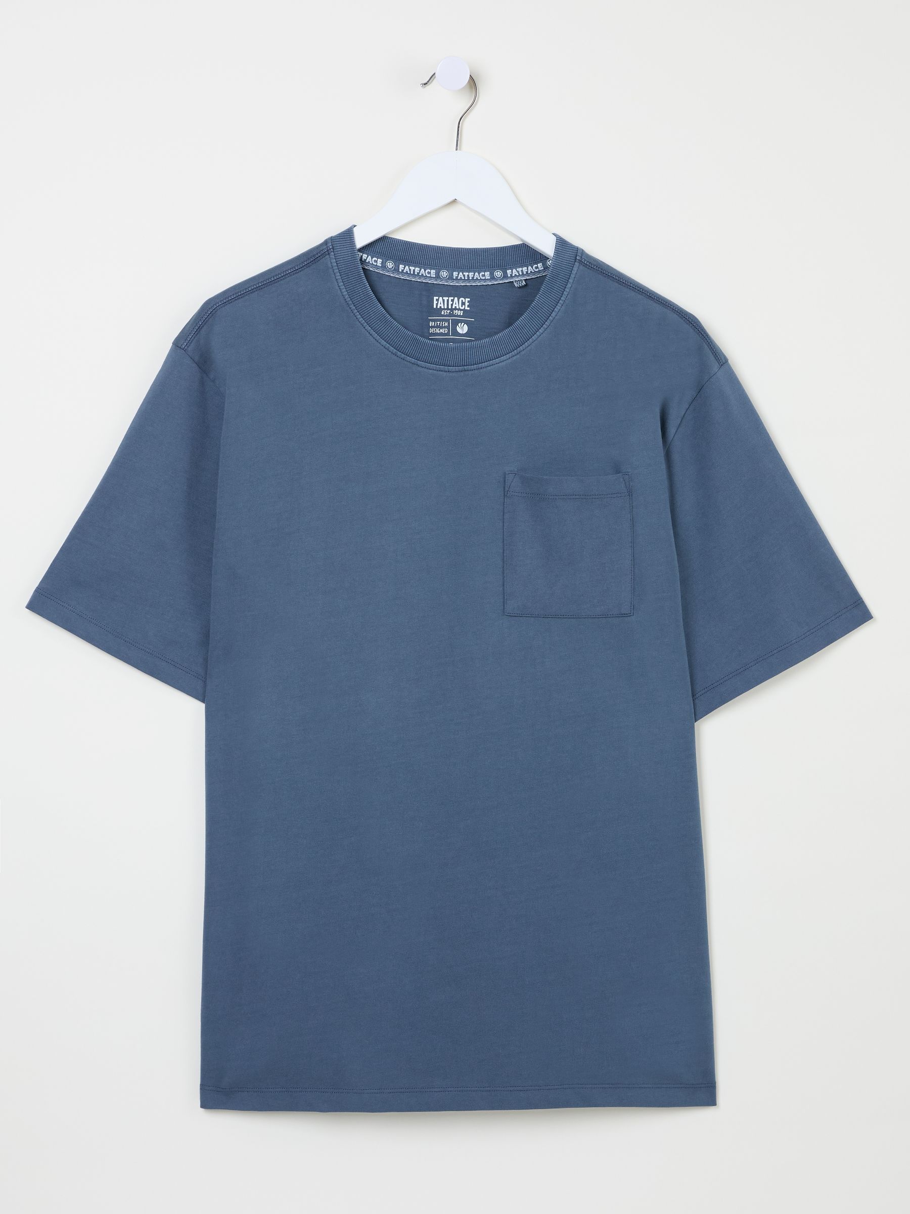Tye Blue Denim Pocket Relaxed T-shirt - Image 5 of 5