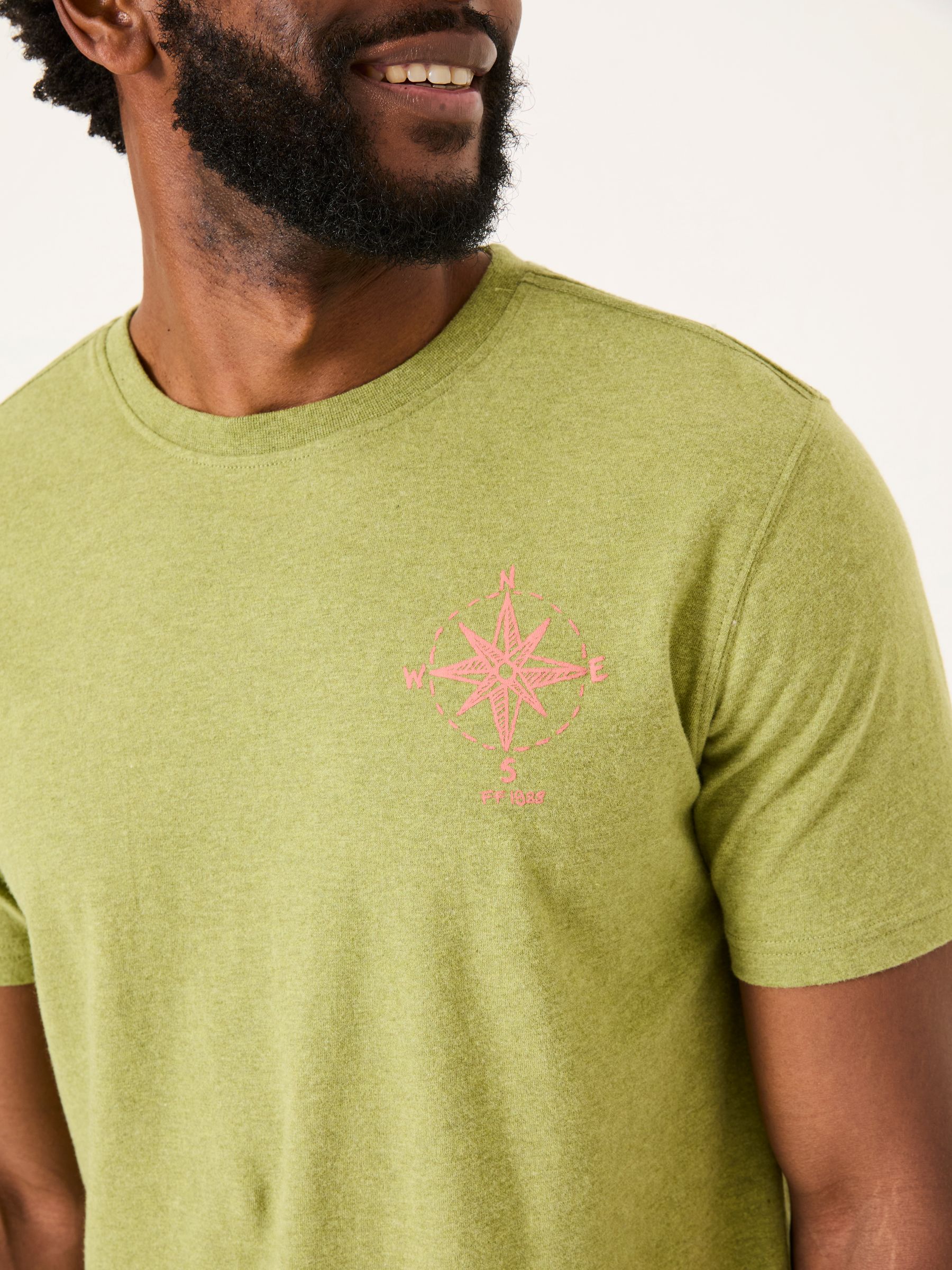Green Kayak 100% Cotton Short Sleeve Graphic T-Shirt - Image 1 of 7