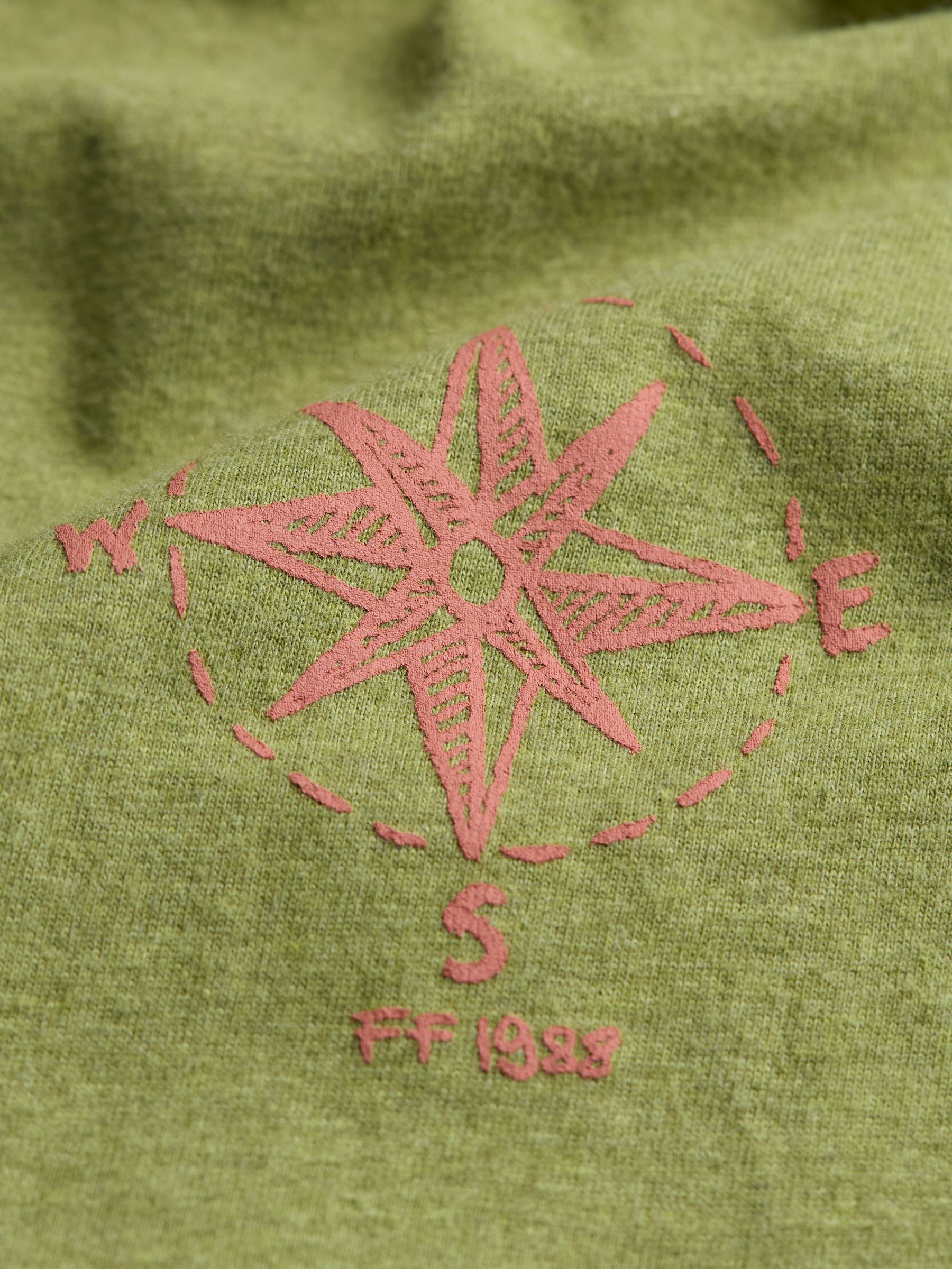 Green Kayak 100% Cotton Short Sleeve Graphic T-Shirt - Image 7 of 7