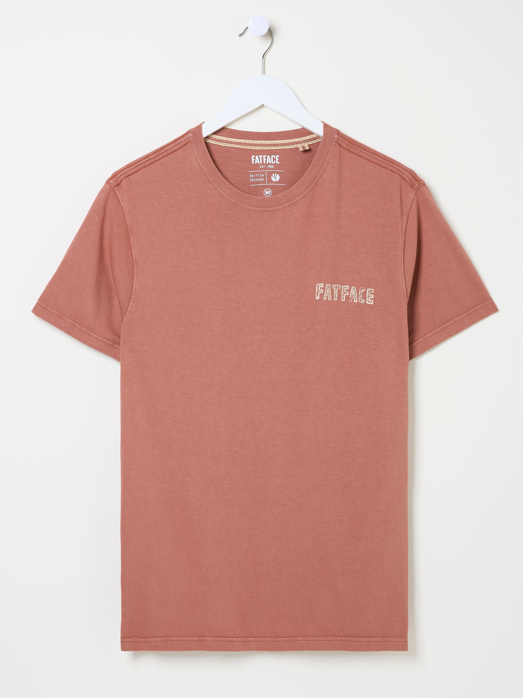 Rust Brown 100% Cotton Short Sleeve Graphic T-Shirt - Image 5 of 8