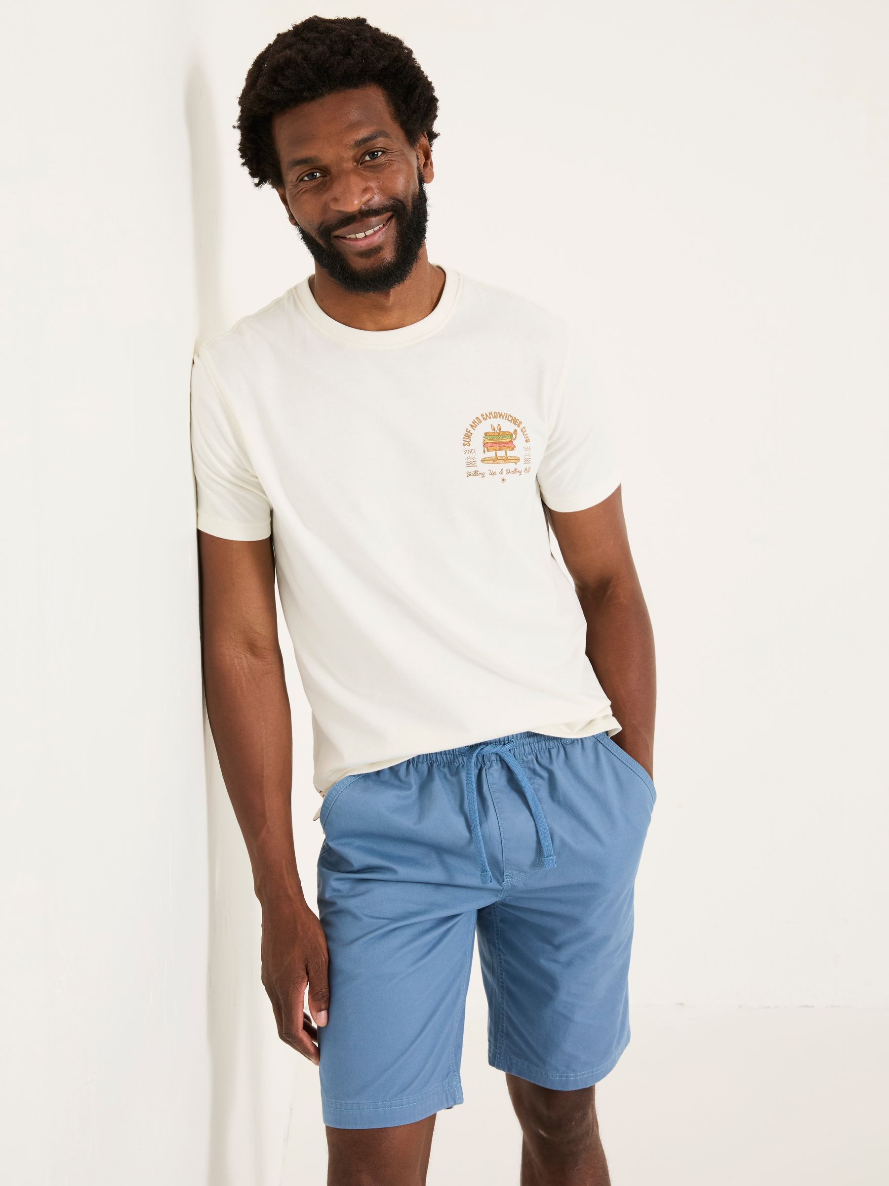White Sandwiches 100% Cotton Short Sleeve Graphic T-Shirt - Image 2 of 8